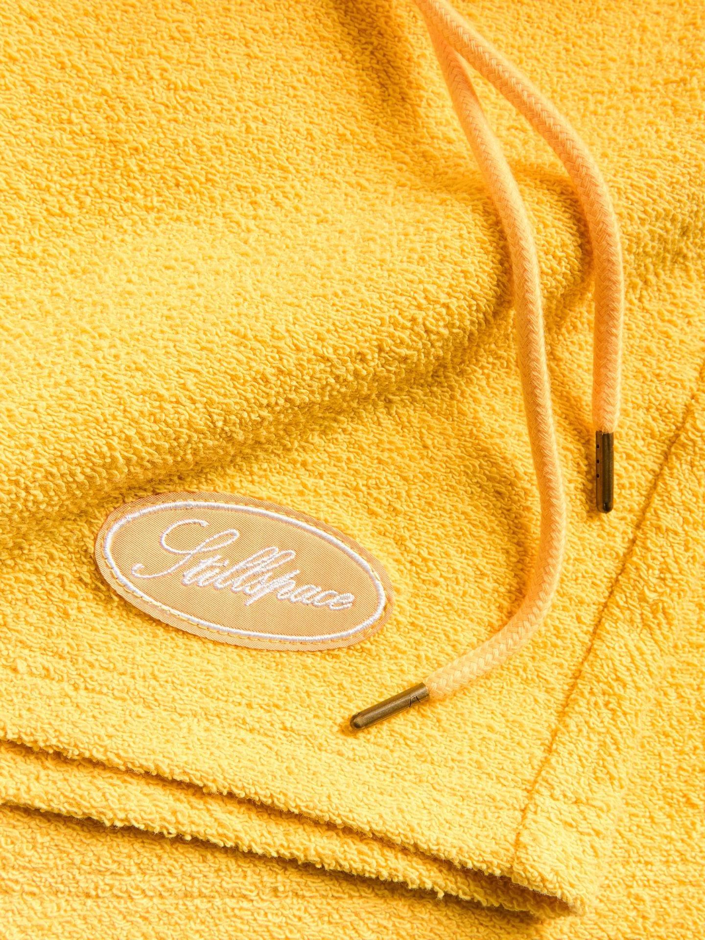 Yellow Structured Regular Fit Shorts, Yellow, large image number 5
