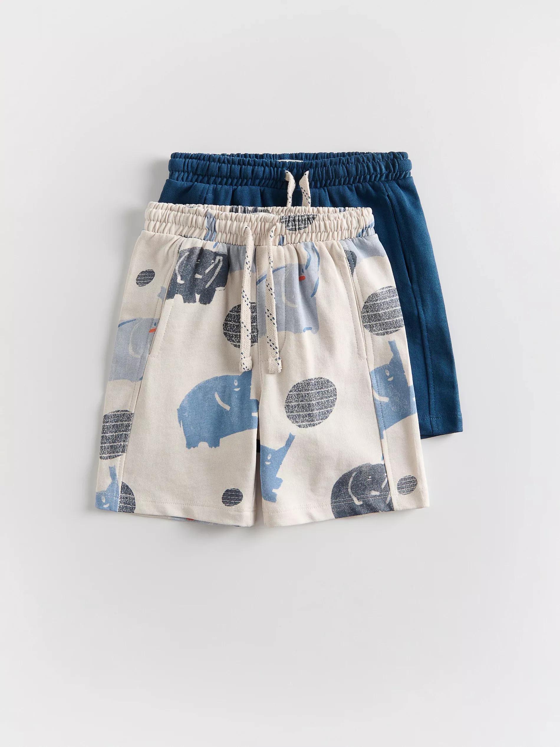 NAVY Cotton rich shorts 2 pack, , large image number 0