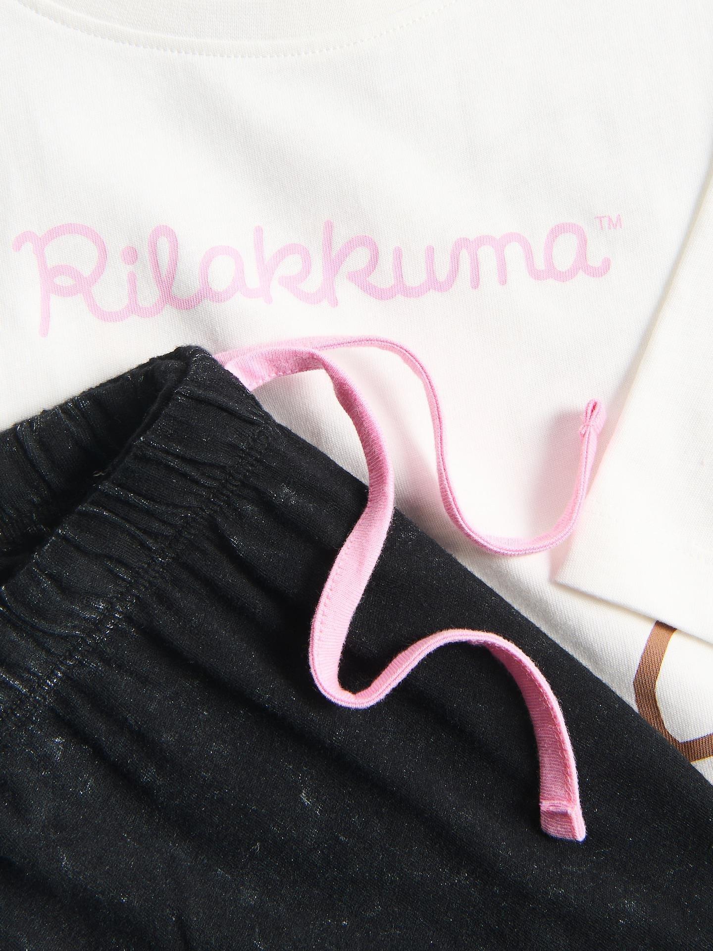 Pink Two-Piece Rilakkuma Pyjamas, Pink, medium