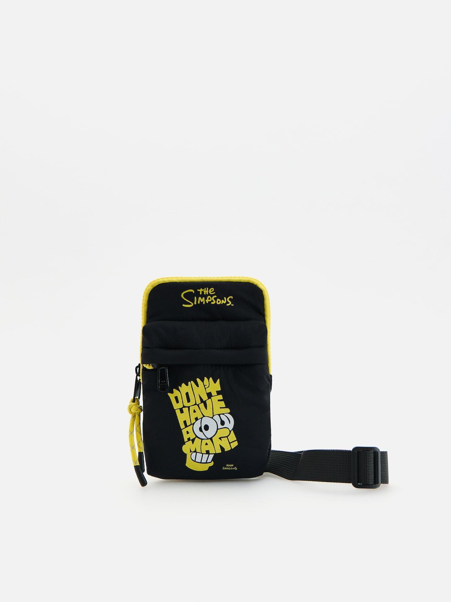 Black The Simpsons Pouch, Black, medium