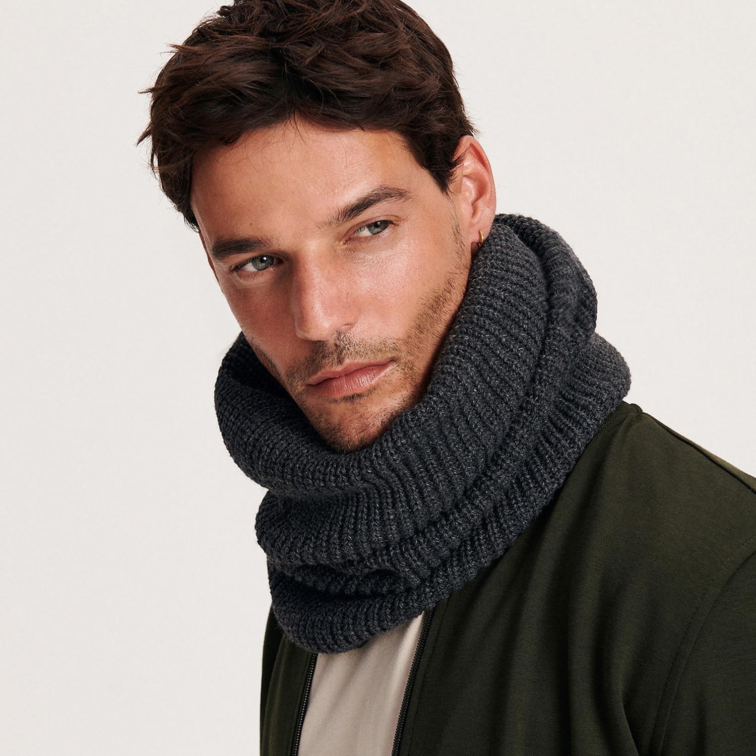 Grey Jersey Snood, , large image number 0