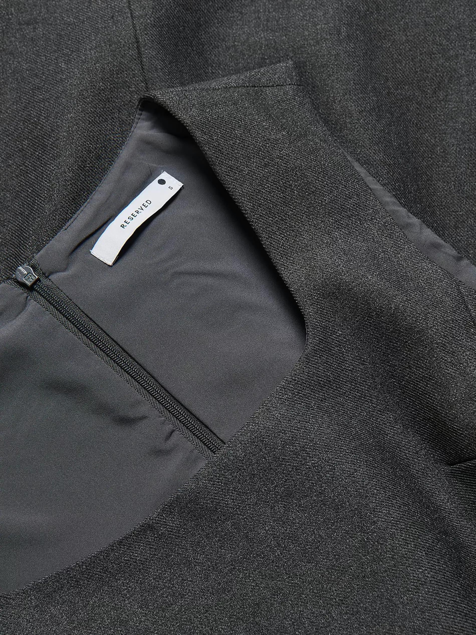 Grey Mini Dress, Light grey, large image number 5