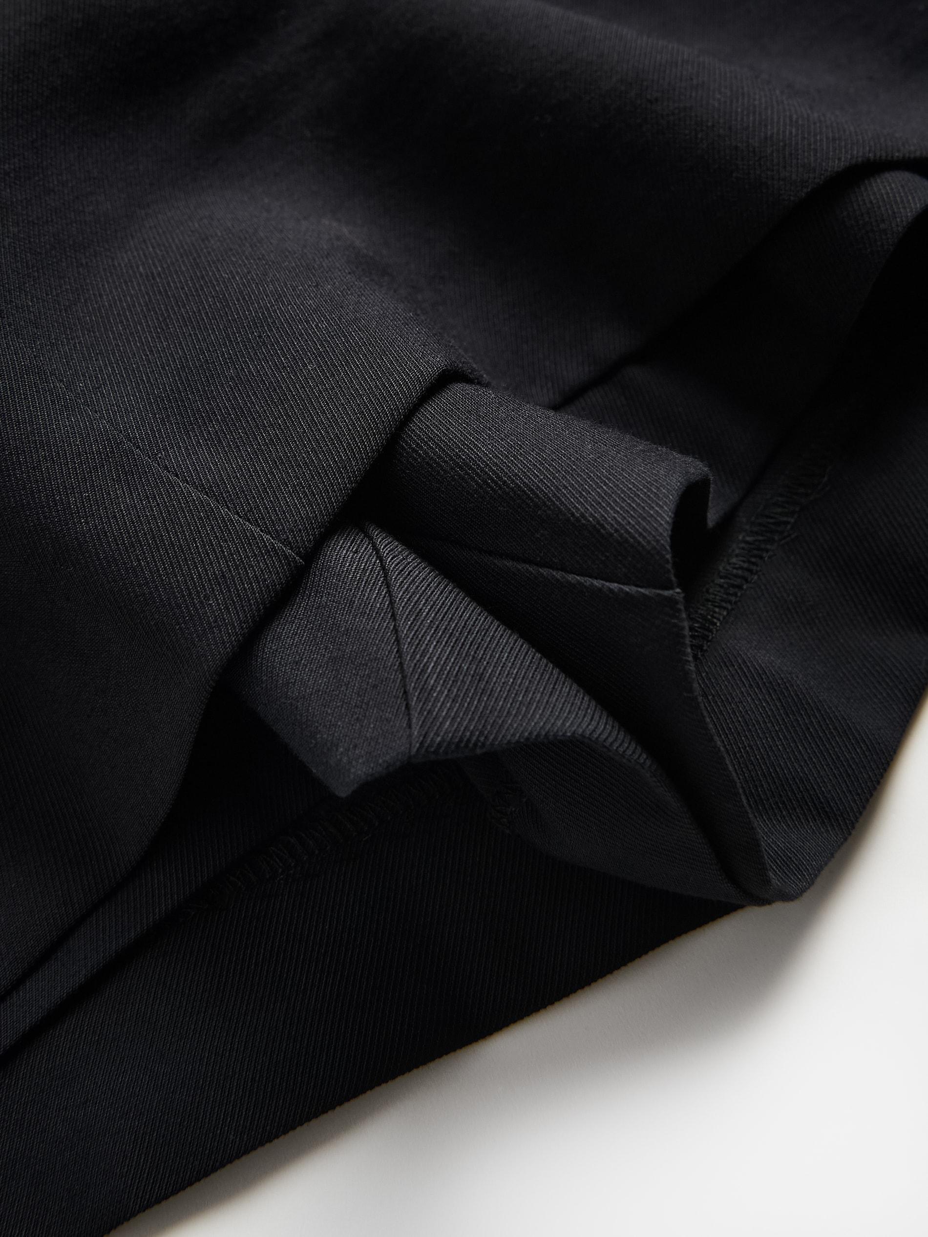 Black Skort In Viscose Blend, Black, large image number 1
