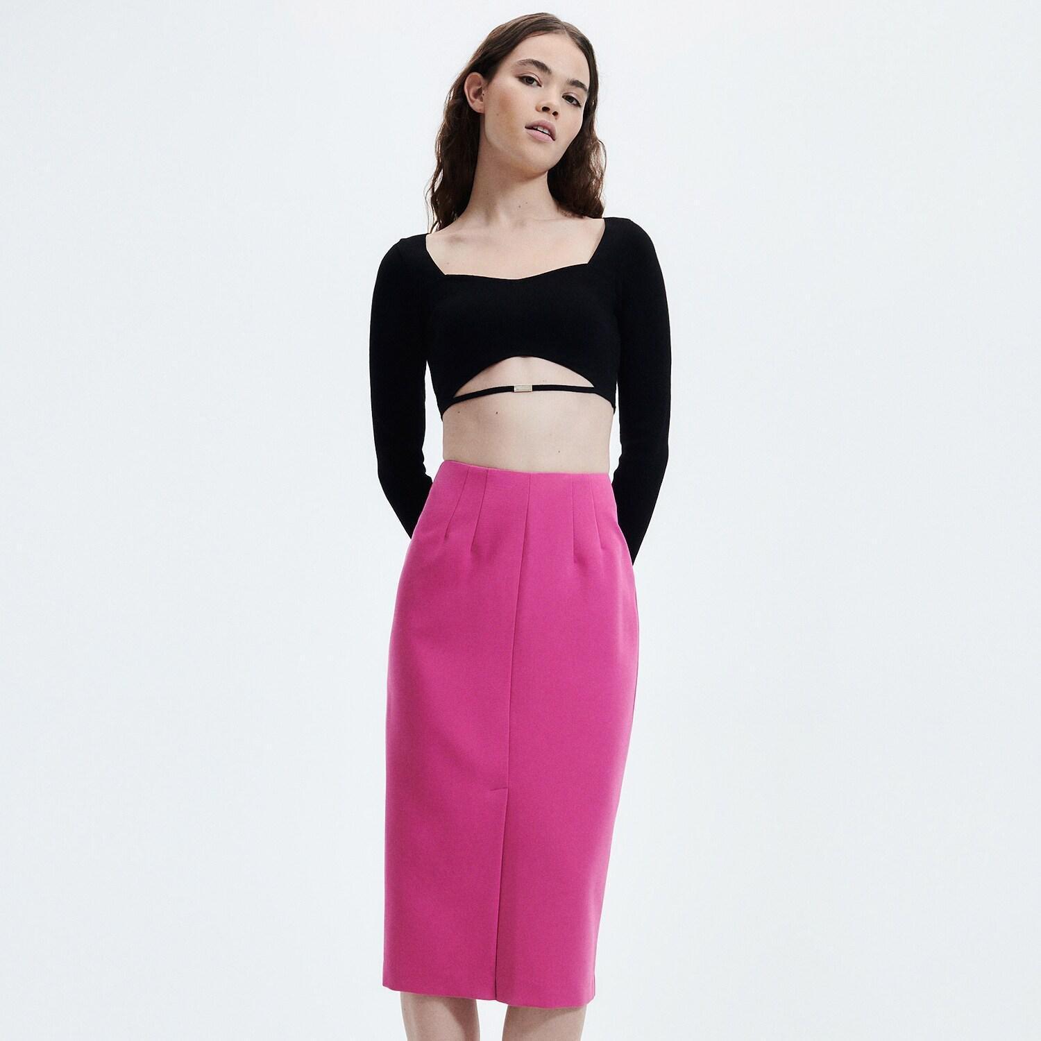 Pink Pencil Skirt, , large image number 2
