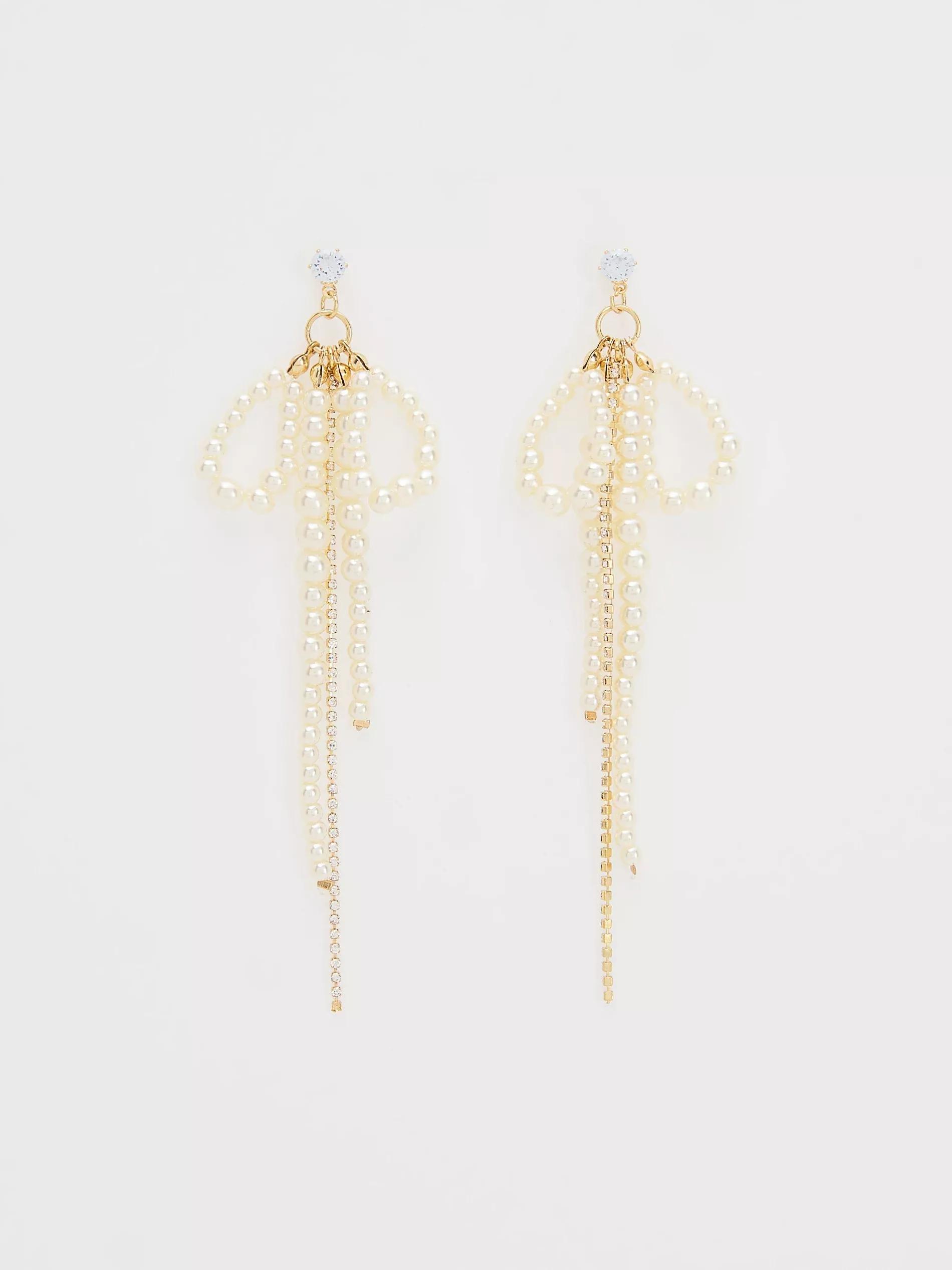 Multicolour Earrings With Hooks And Beads, Multicolor, large image number 1