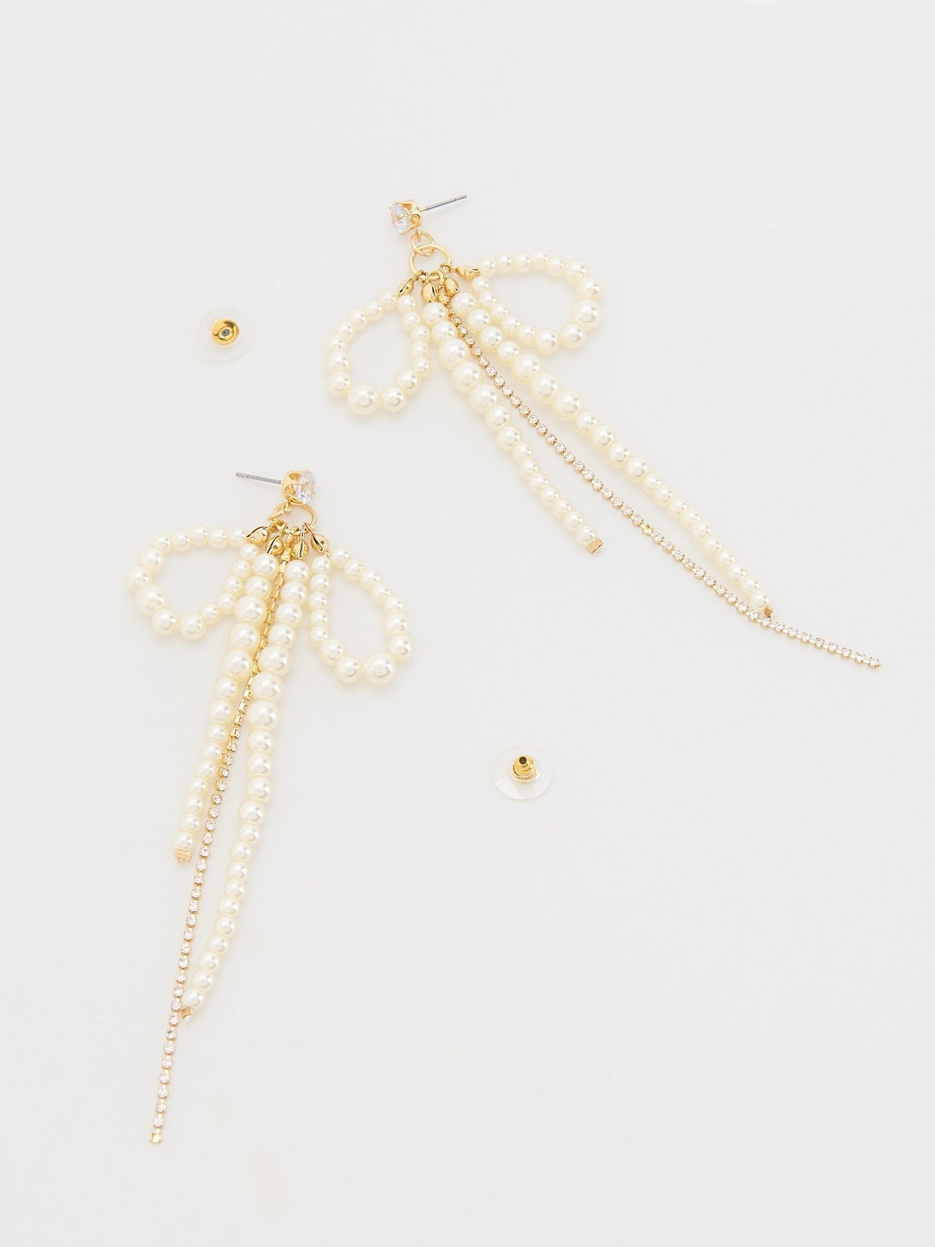 Multicolour Earrings With Hooks And Beads, Multicolor, large image number 2