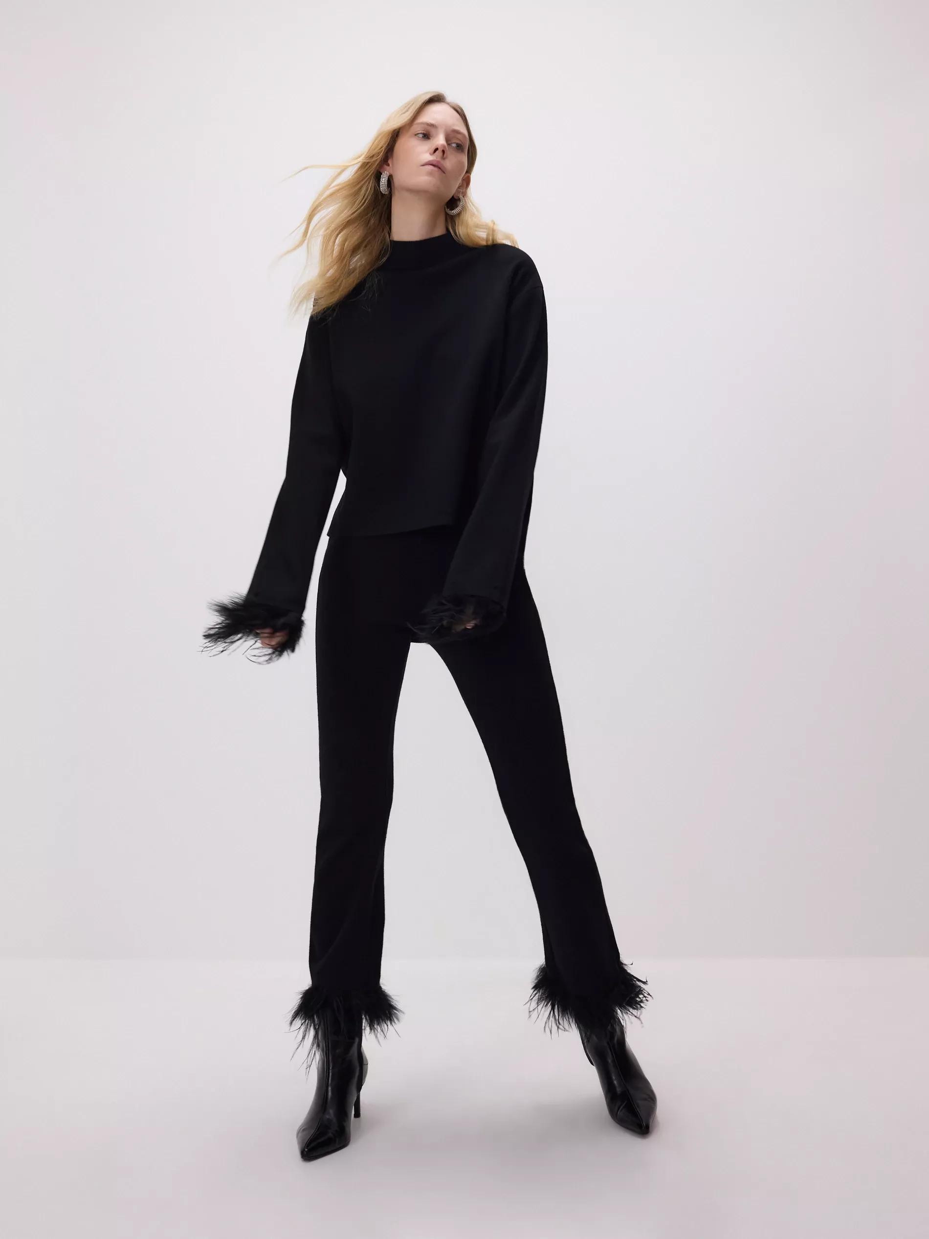 Black Sweater, Black, large image number 0