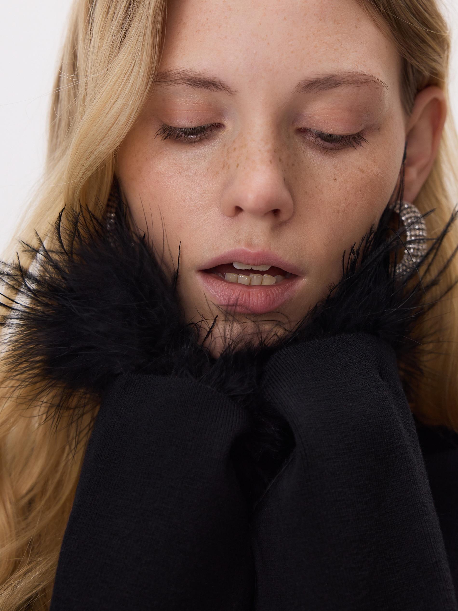 Black Sweater, Black, large image number 1