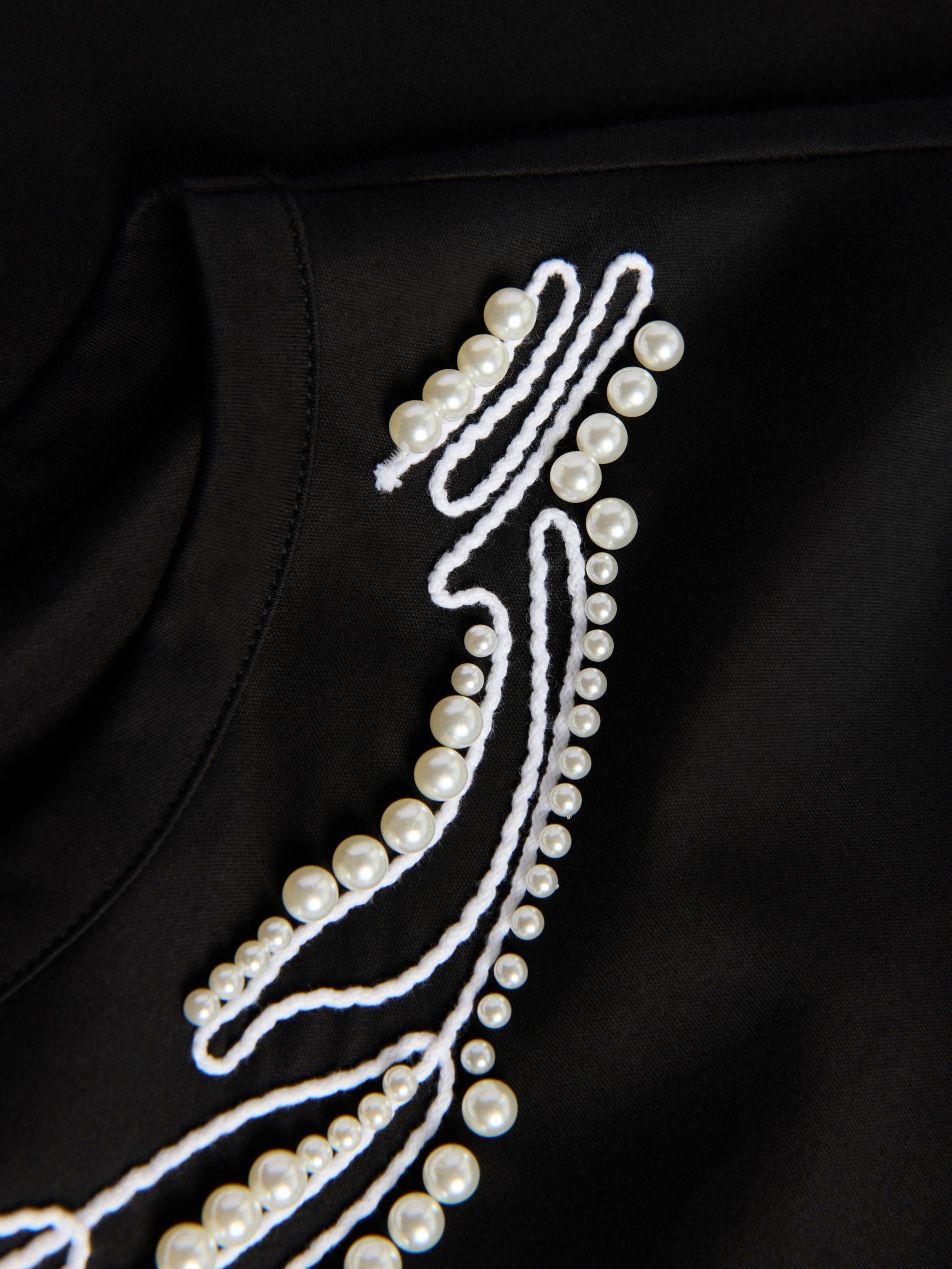 LADIES` T-SHIR T BLACK, Black, large image number 5