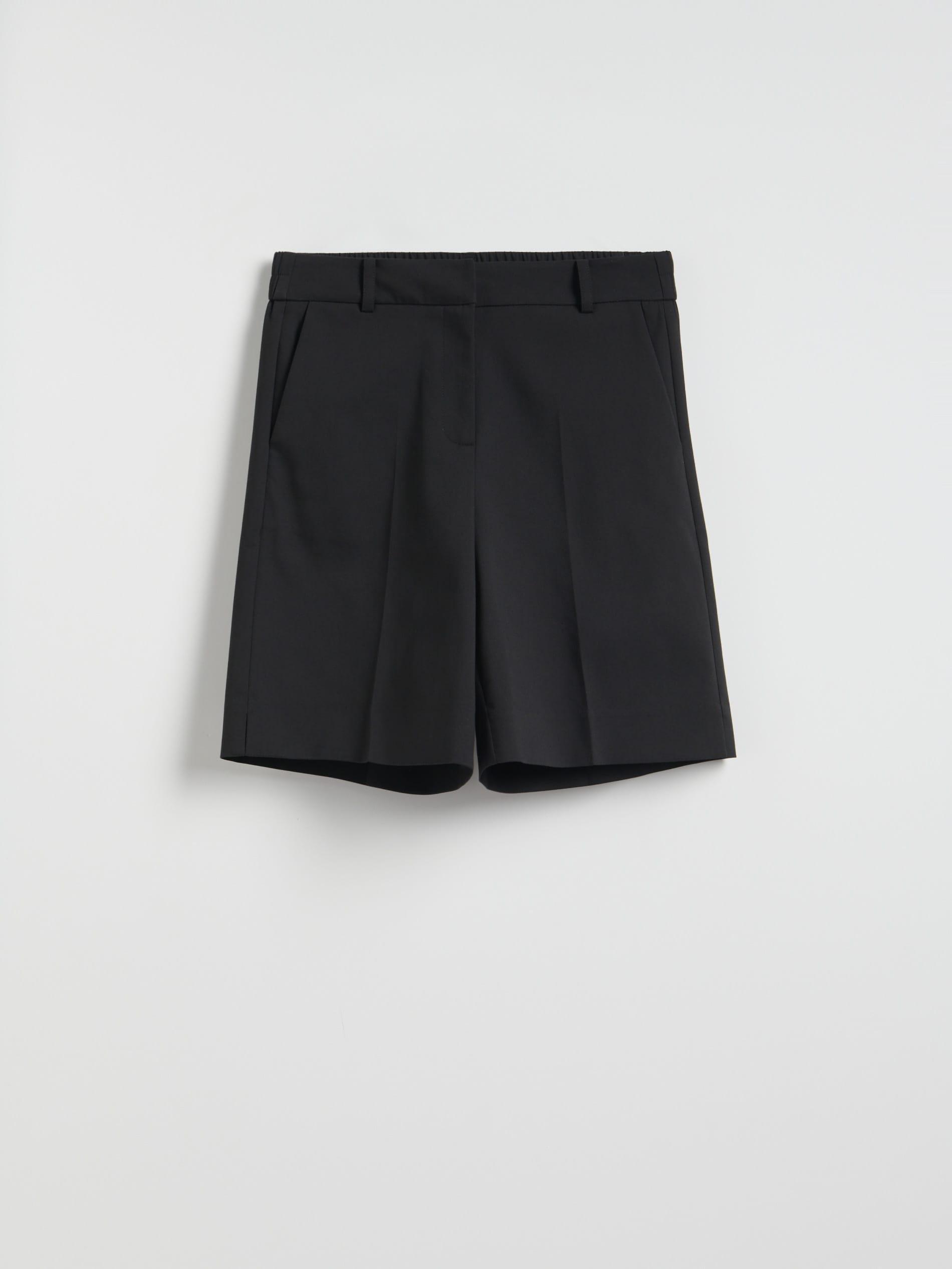 Black Creased Shorts, Black, large image number 3