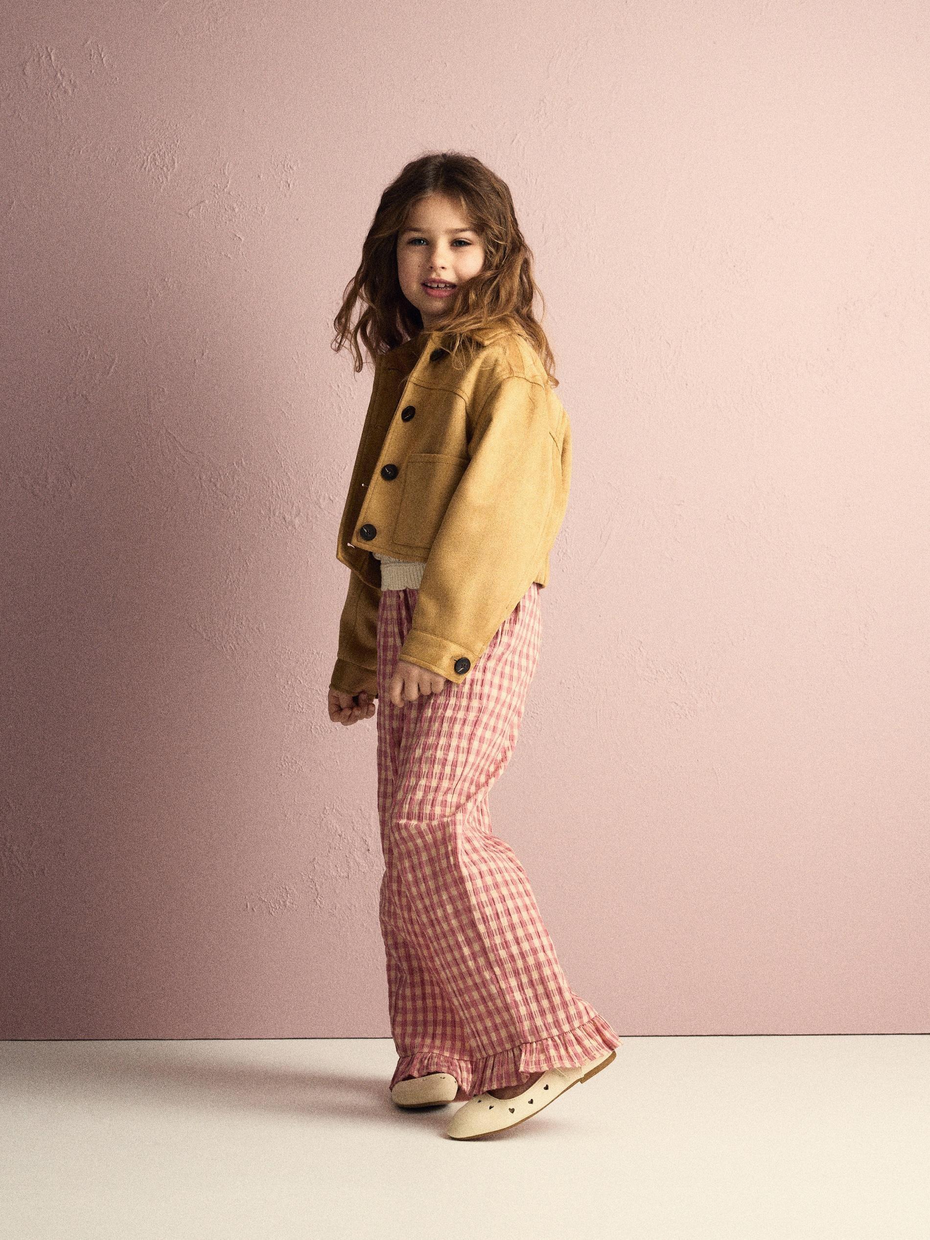 Multicolour Crushed Fabric Viscose Rich Trousers, Multicolor, large image number 2