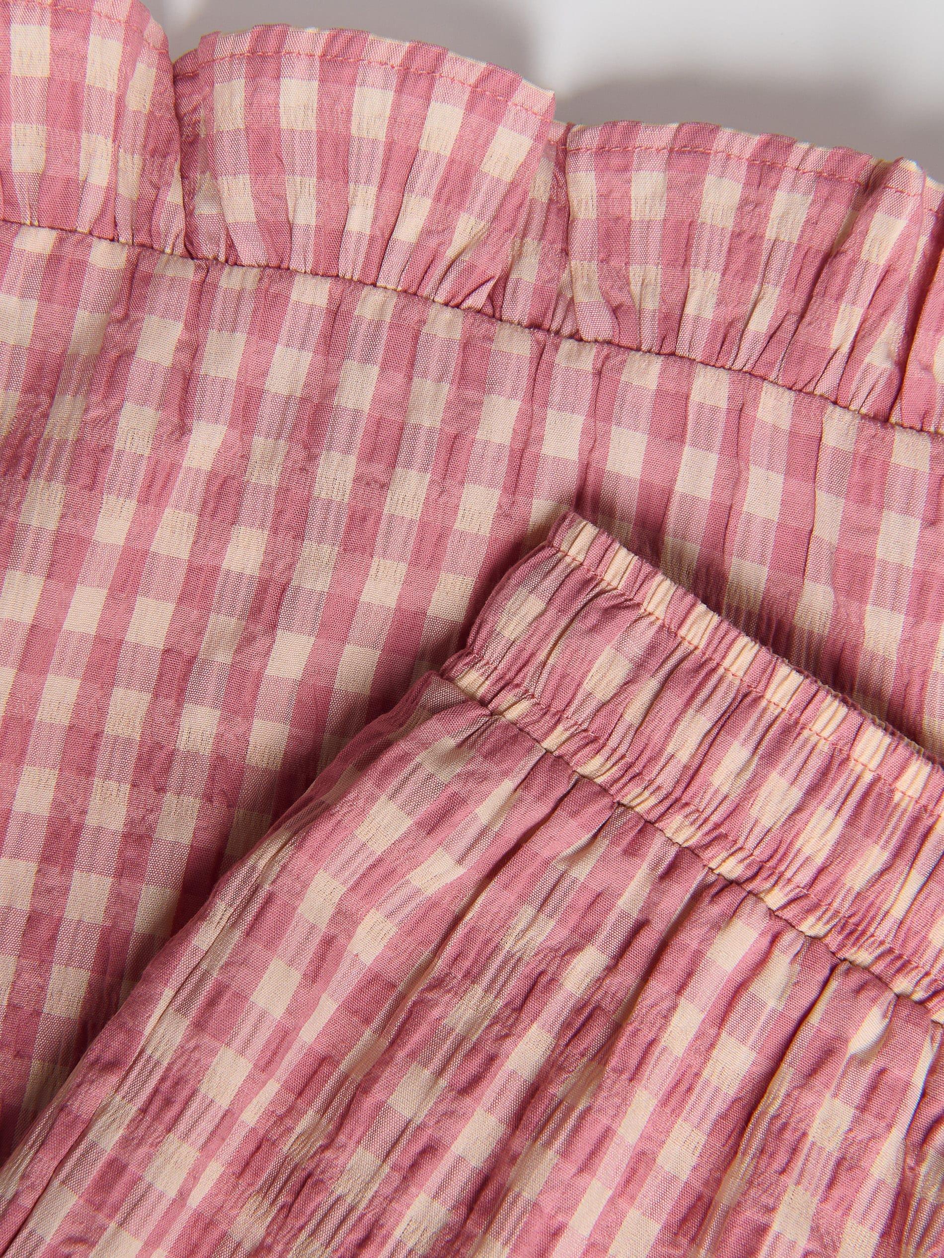 Multicolour Crushed Fabric Viscose Rich Trousers, Multicolor, large image number 3