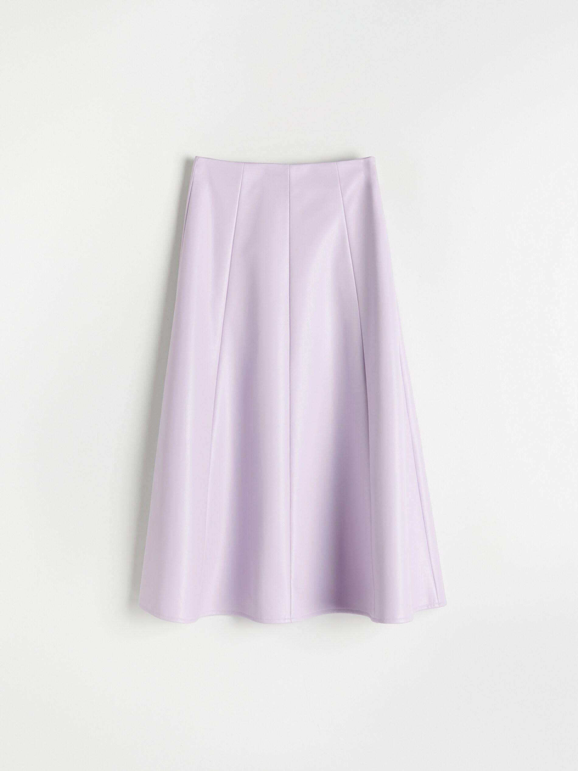 Lavender Midi Skirt With Stitching, Women, , large image number 3