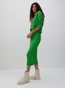 Reserved - Fresh Green Knitted Midi Skirt, Women