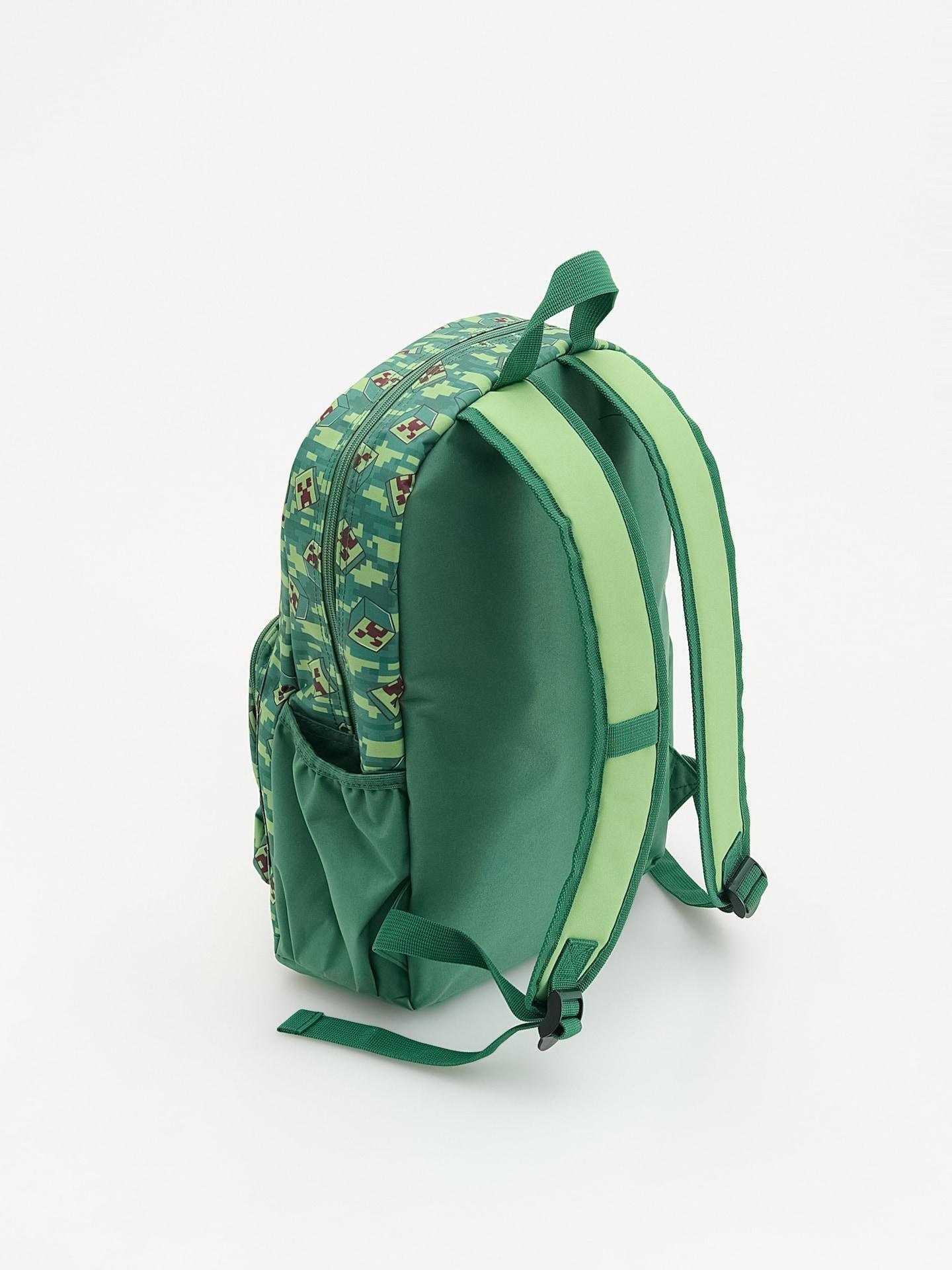 Green Minecraft Backpack, Green, medium