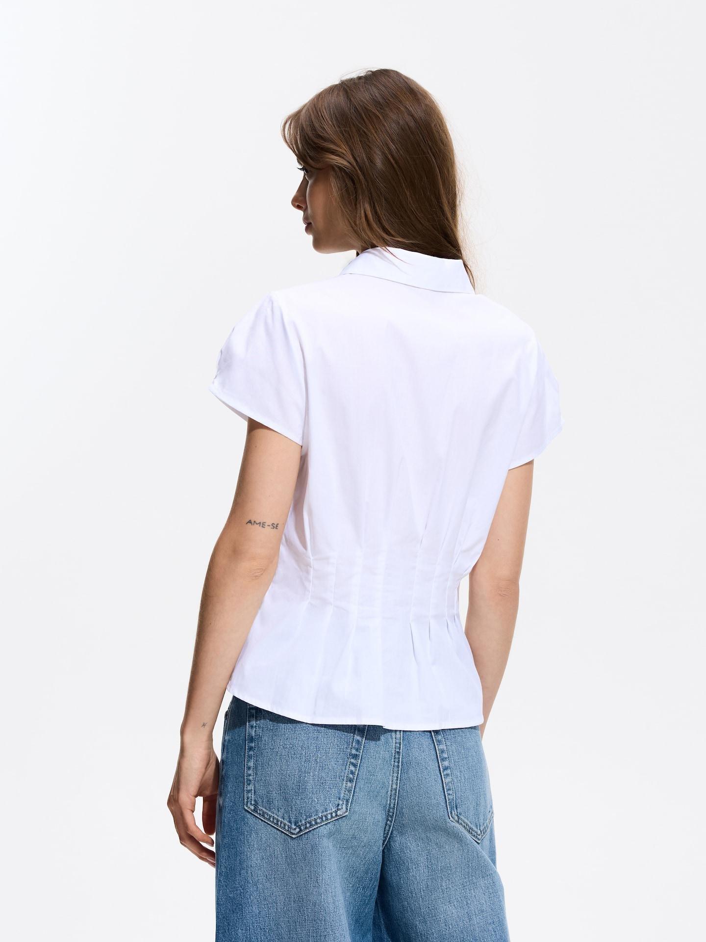 White Tailored Shirt, White, medium