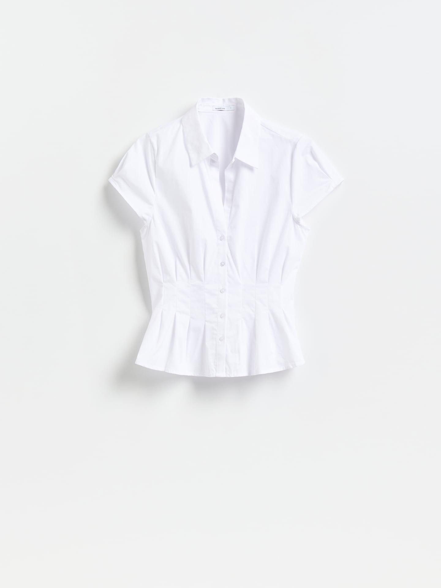 White Tailored Shirt, White, large image number 3