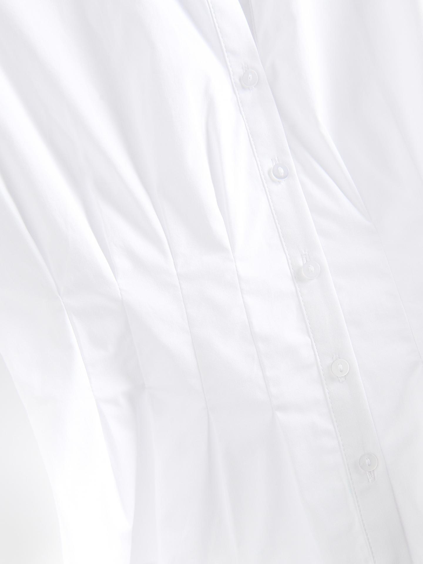 White Tailored Shirt, White, large image number 4