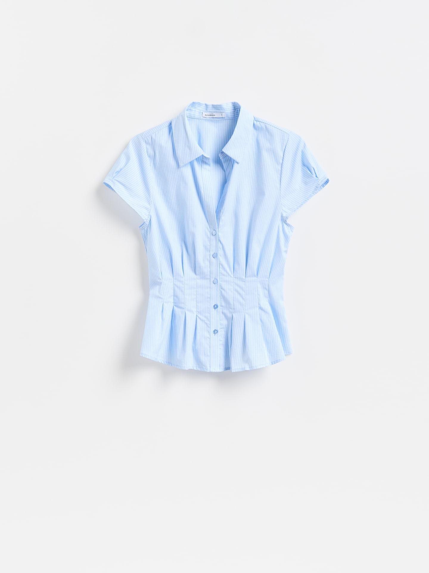 Blue Tailored Shirt, Blue, large image number 3
