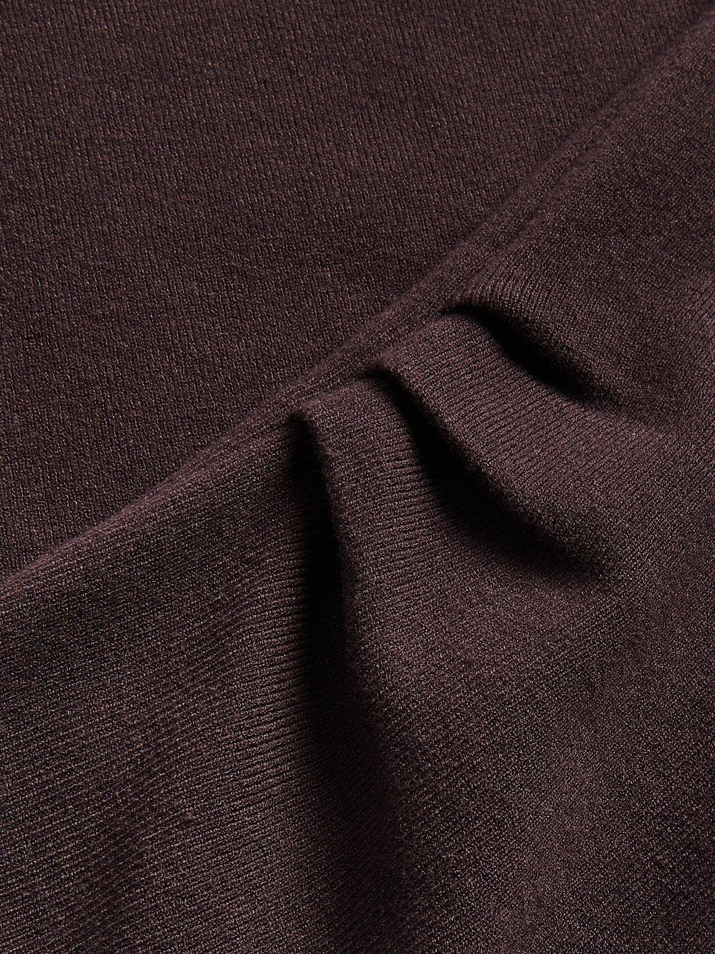 Brown Viscose Blend Blouse, Brown, large image number 6