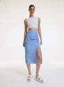 Reserved - Blue Midi Skirt