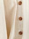 Reserved - Beige Linen Blend Skirt