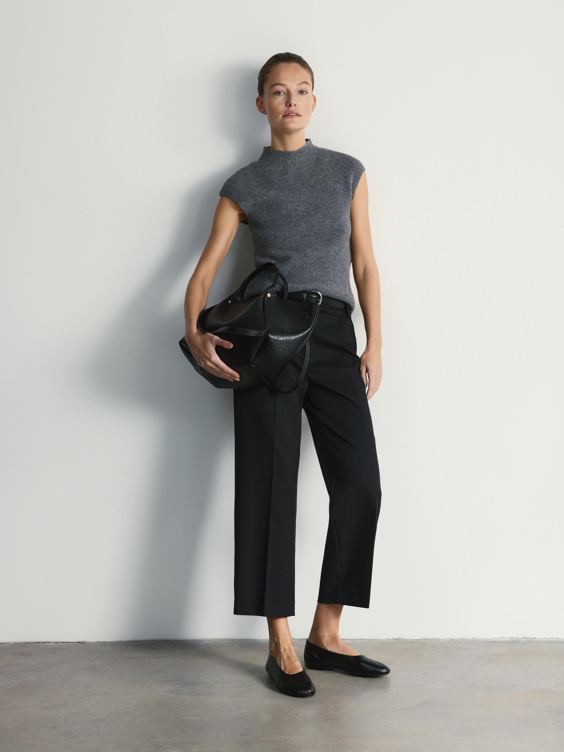 Grey Wool Vest, Grey, large image number 3