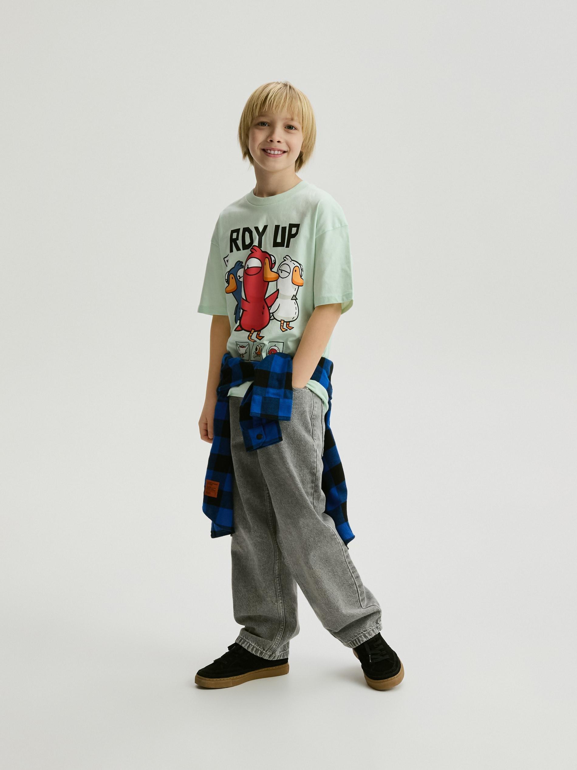 Green Goose Goose Duck T-Shirt, Green, large image number 3