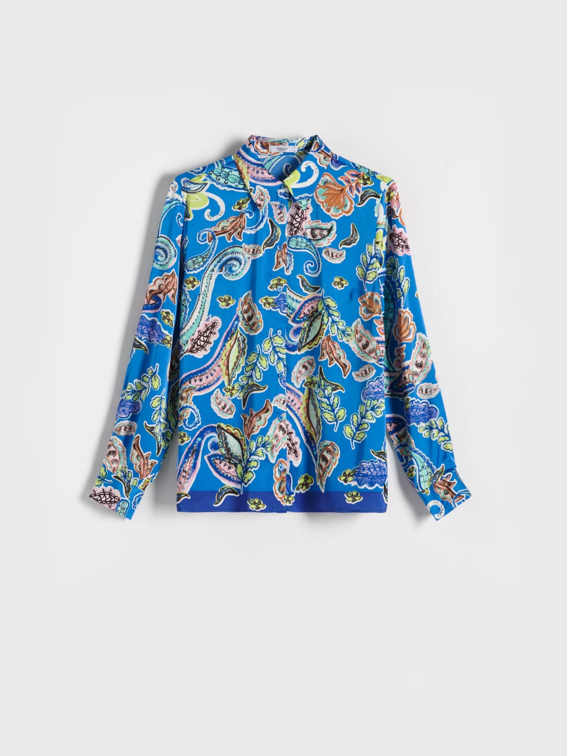 Blue Patterned Shirt, , large image number 4