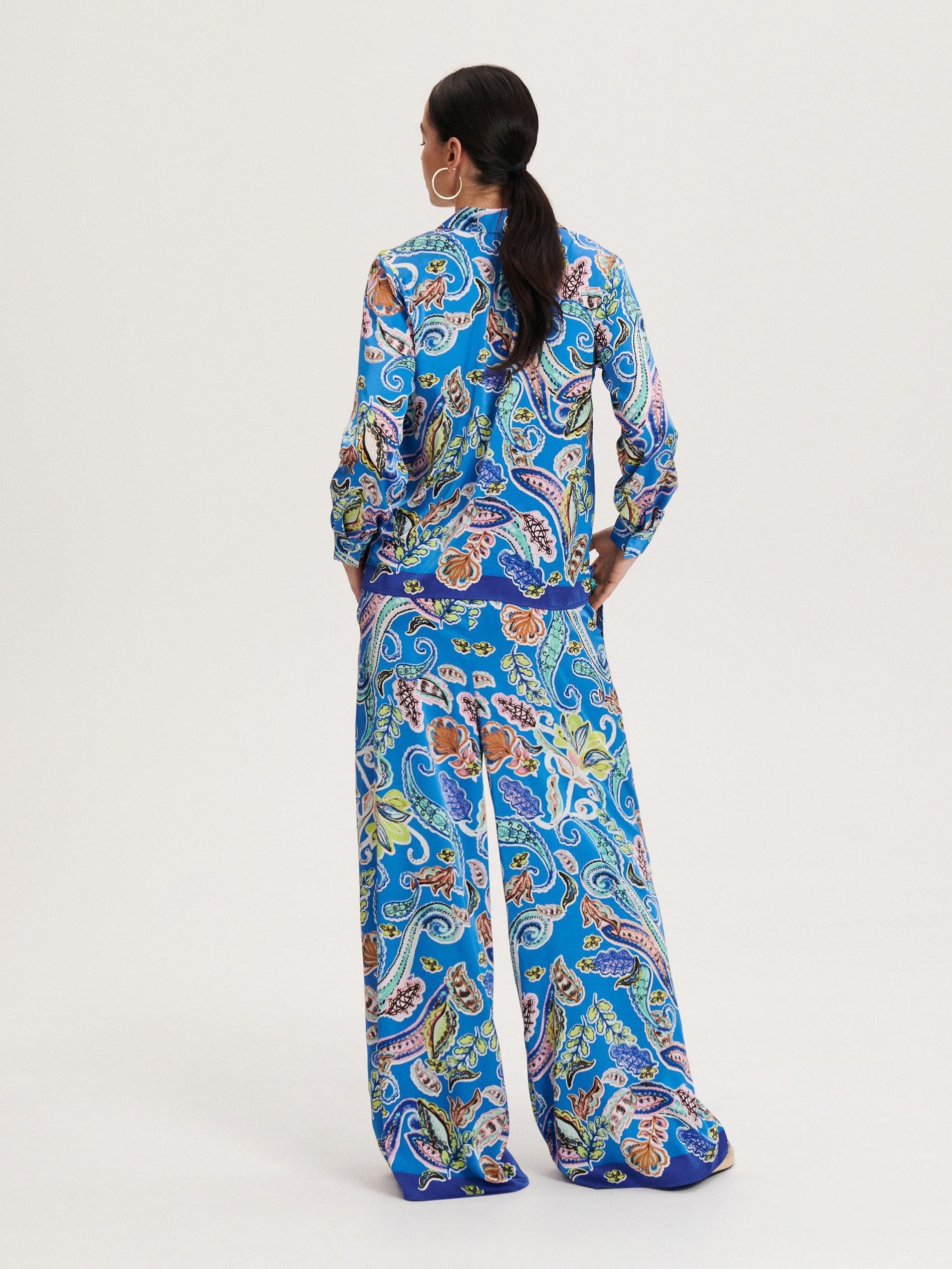Blue Patterned Shirt, , large image number 5