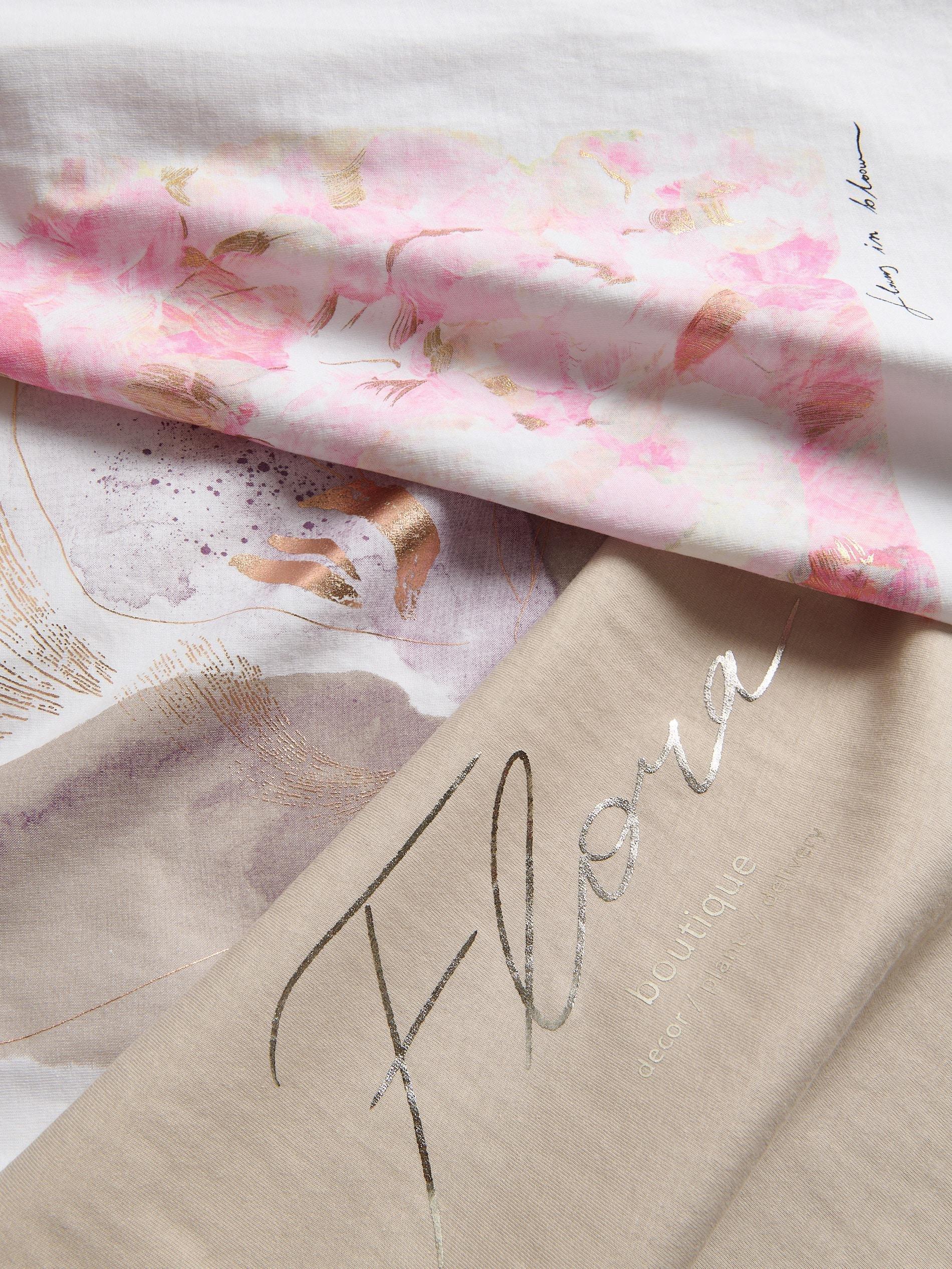 White T-Shirt With Print, White, large image number 1