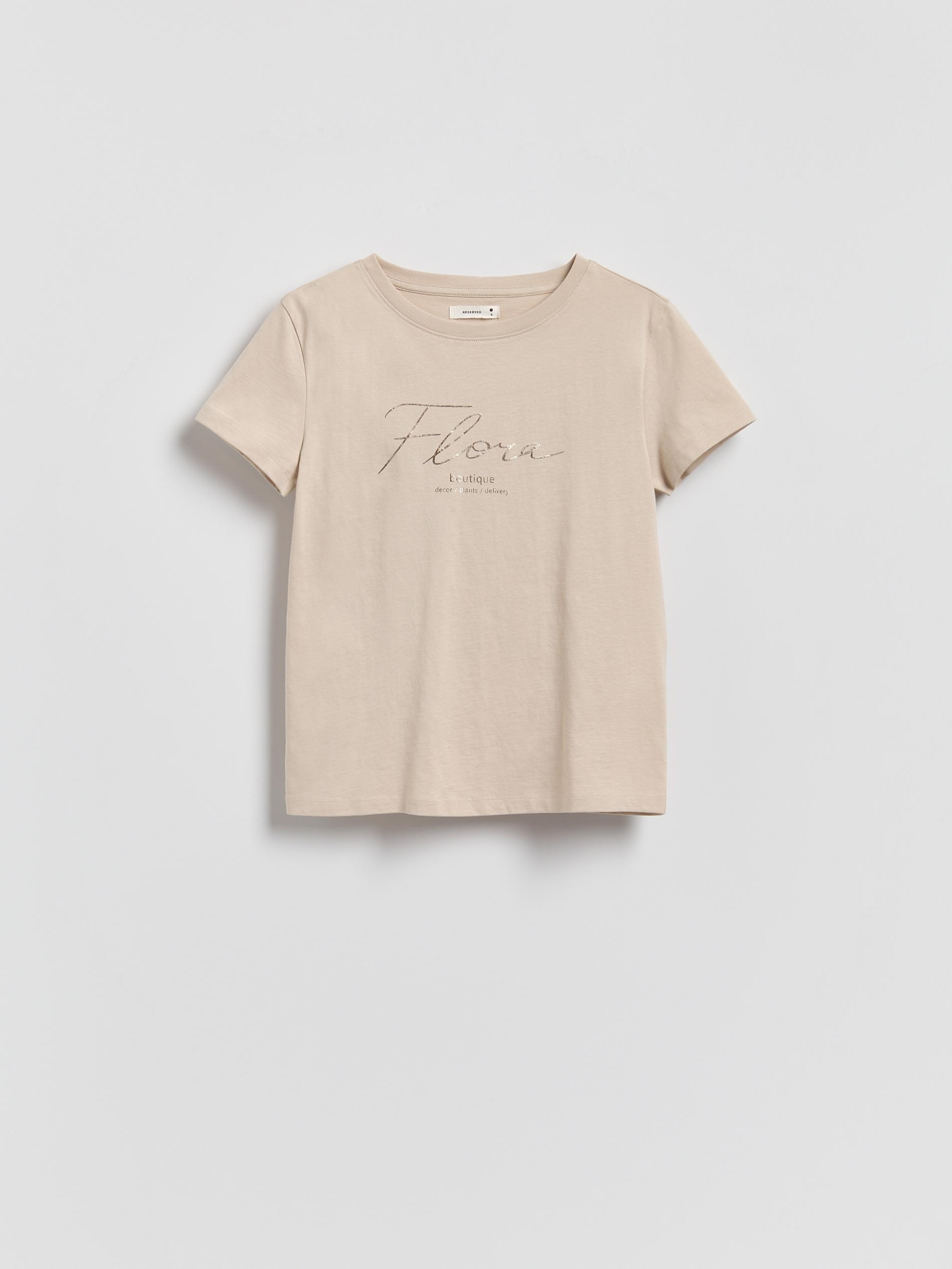 Beige Printed T-Shirt, Beige, large image number 0