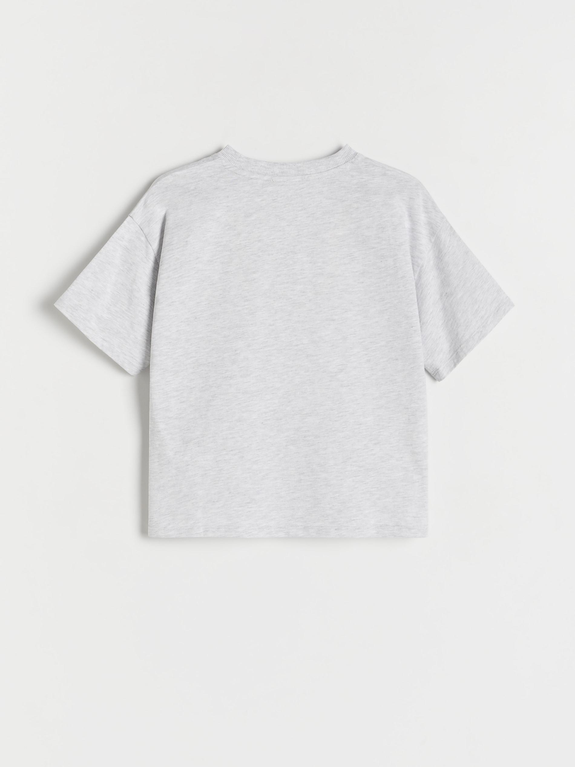 White Cotton T-Shirt, Kids Girls, , large image number 2