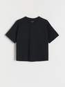 Reserved - Black Cotton T-Shirt, Kids Girls
