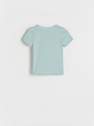 Reserved - Blue Cotton T-Shirt, Kids Girls