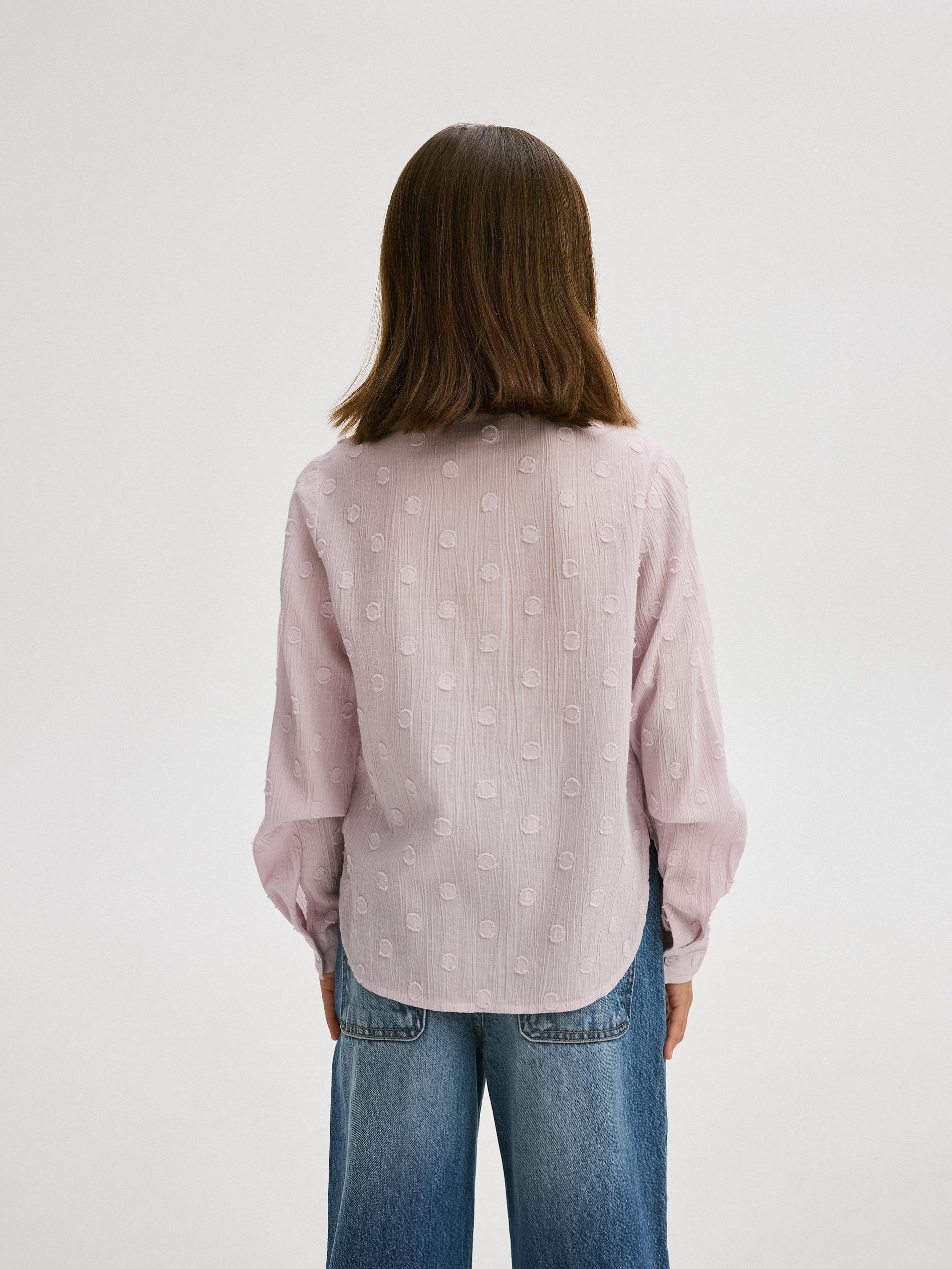 Purple Cotton Shirt, Kids Girls, , large image number 11