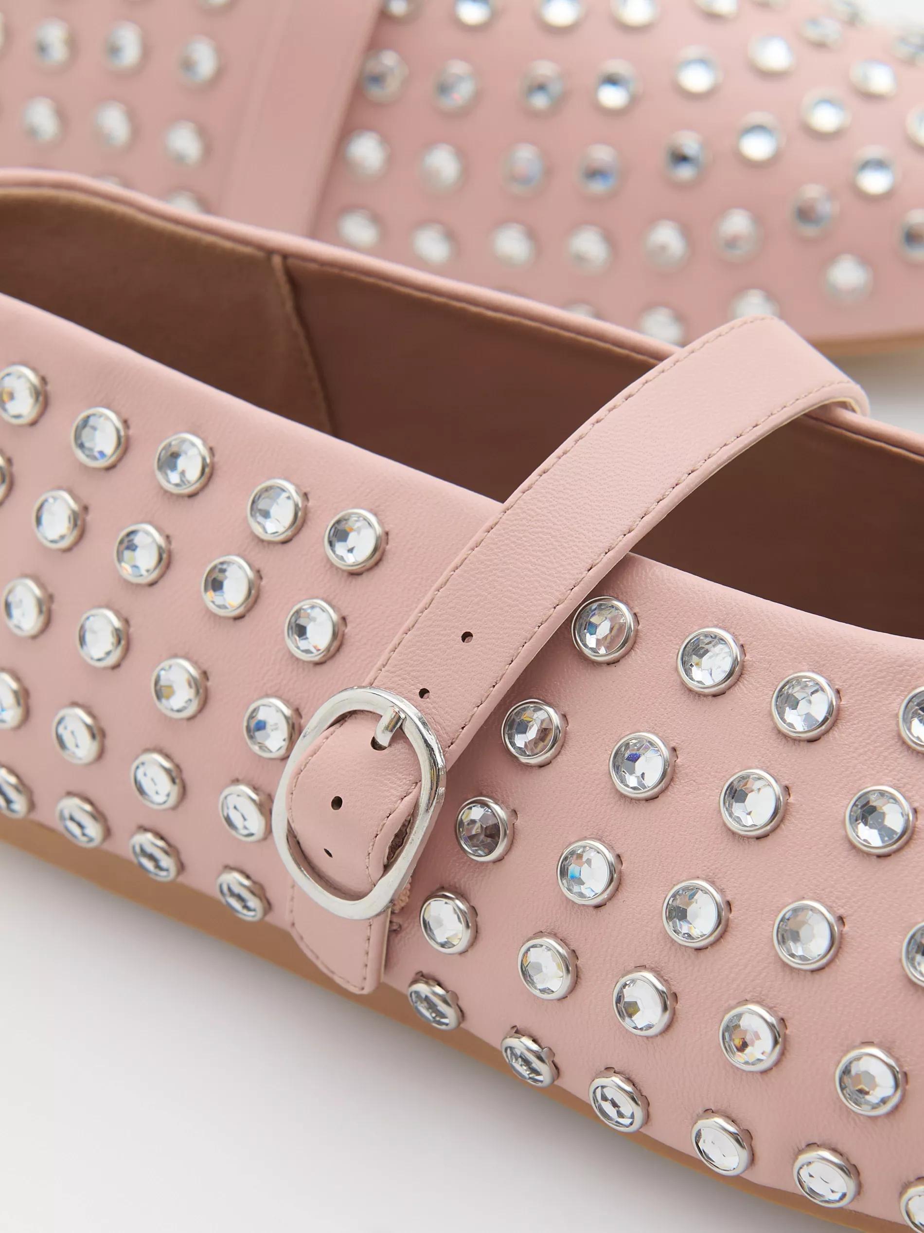 Pink Mary Jane Ballerinas, , large image number 4