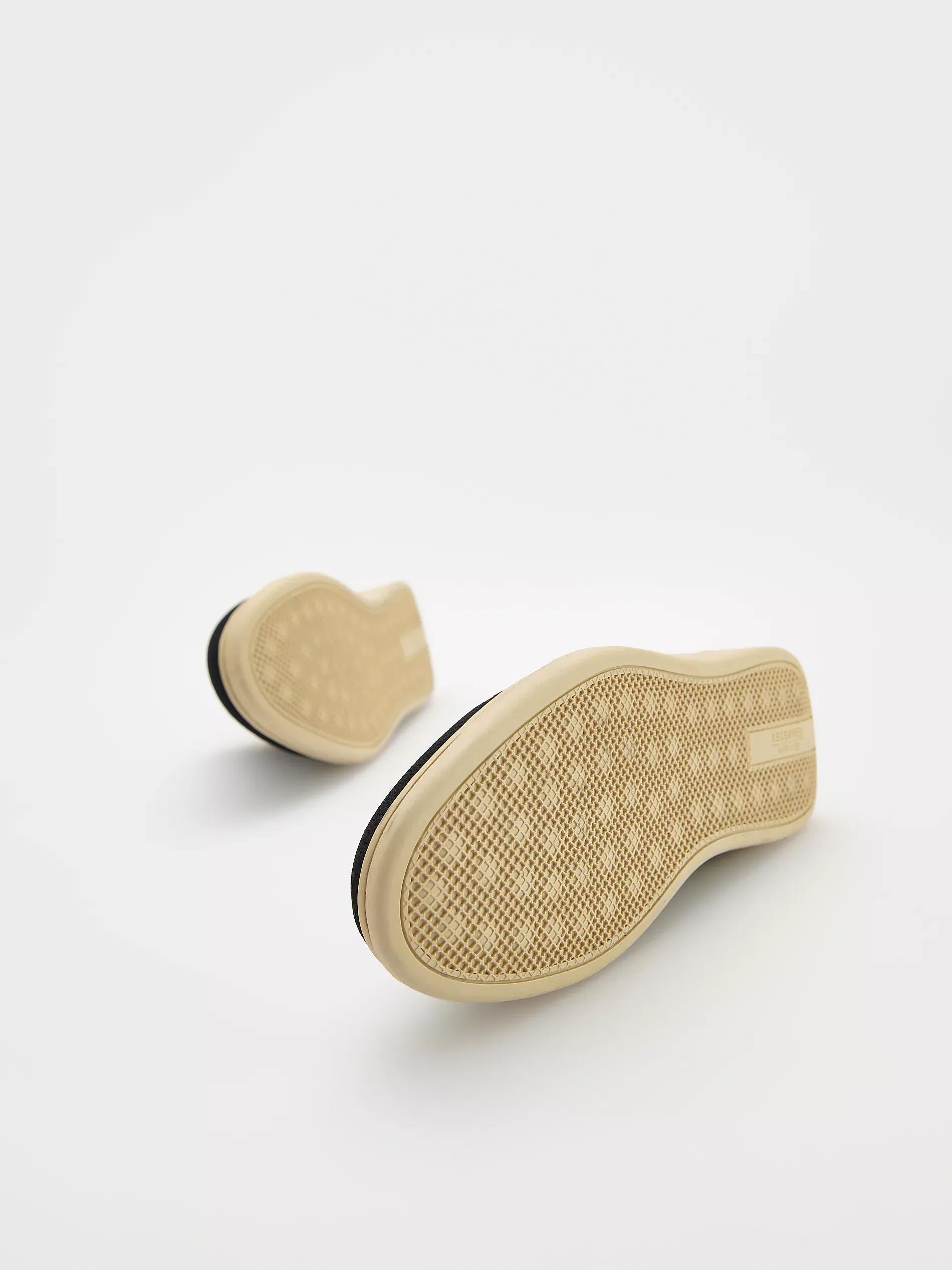 Black Leather Derby Shoes, Black, large image number 3