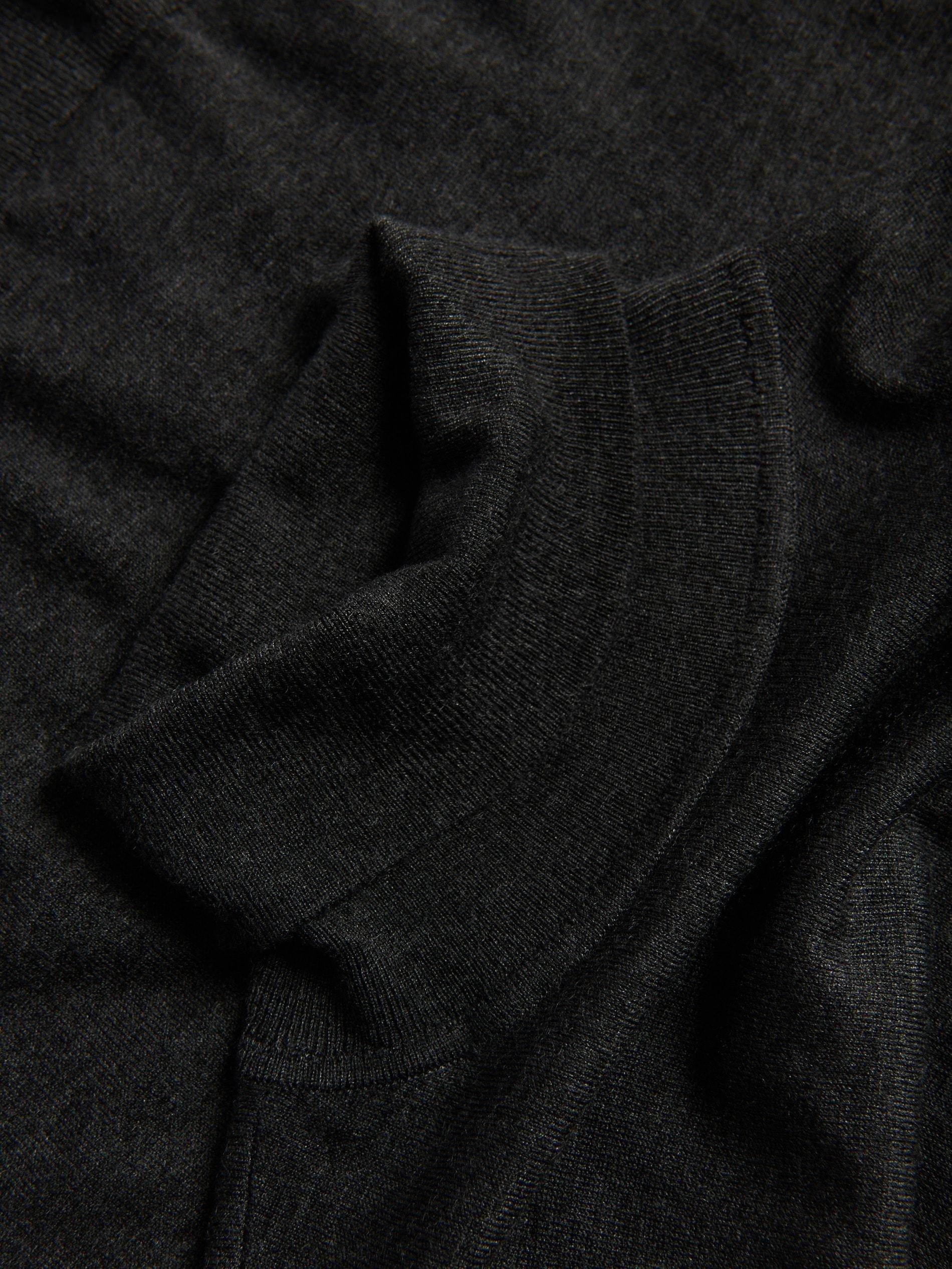 Grey Wool Blend Turtleneck, Grey, large image number 5