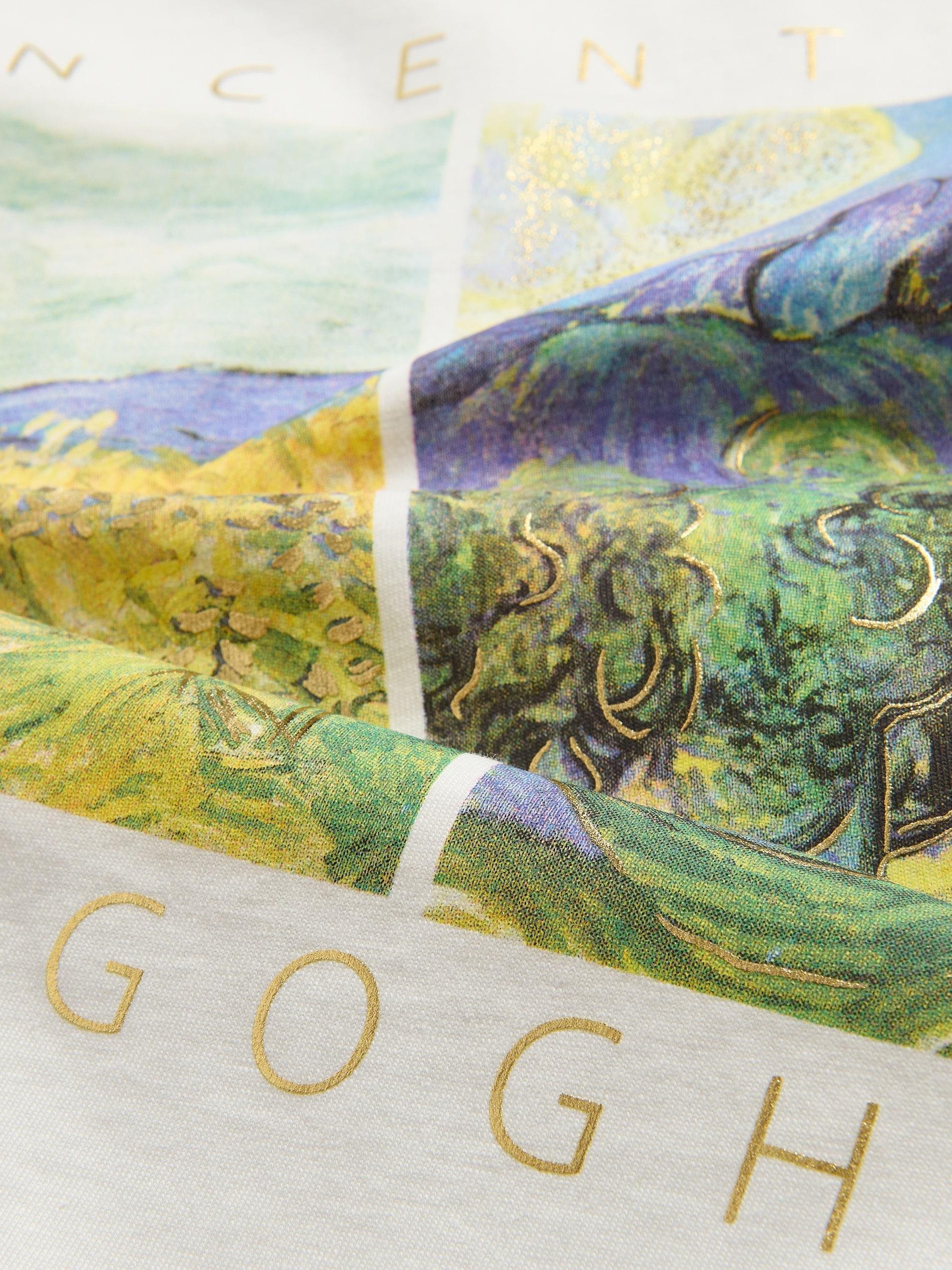 Cream T-Shirt With Print, Ivory, large image number 5