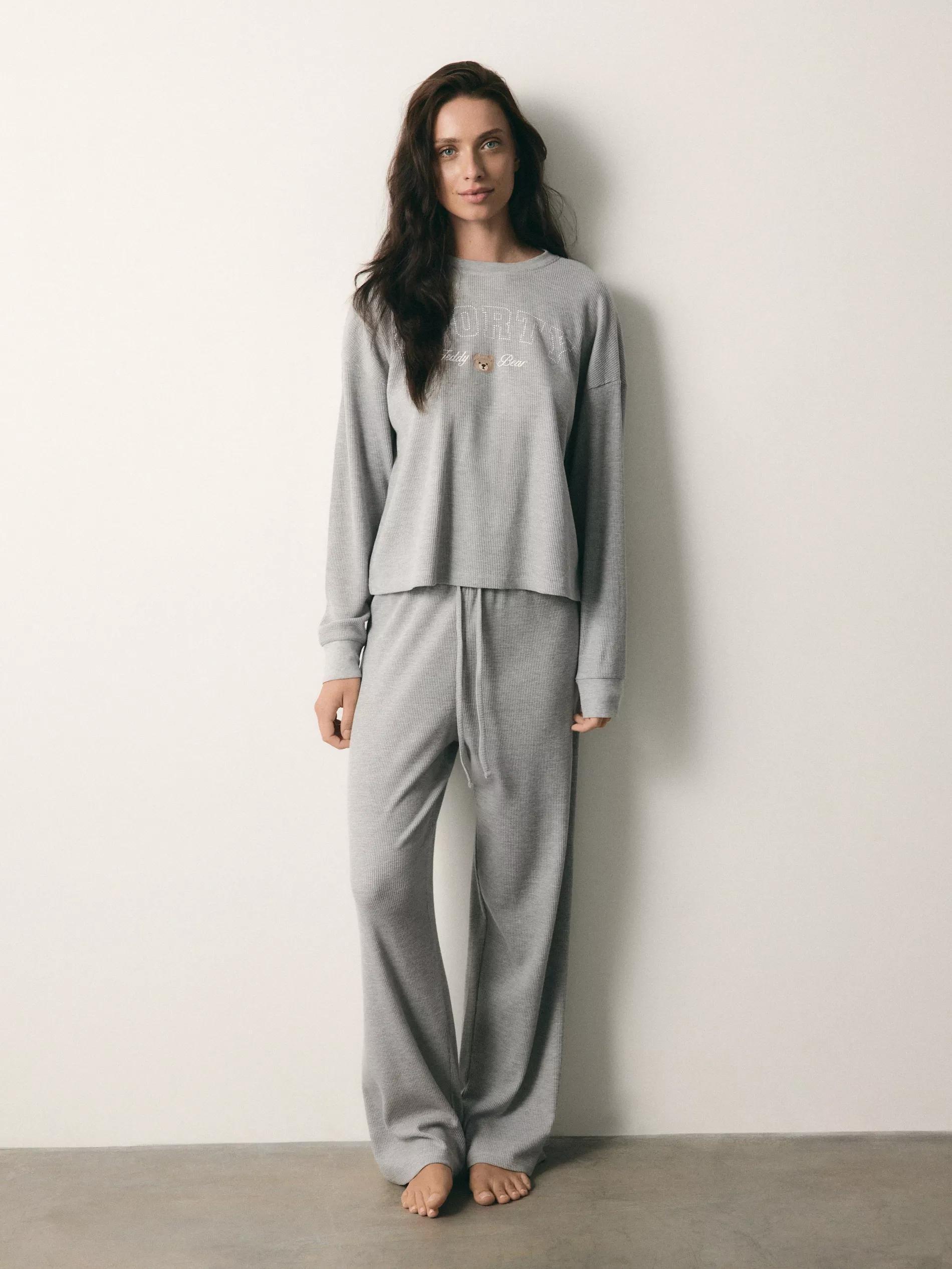 Grey Pyjama, Light grey, large image number 0
