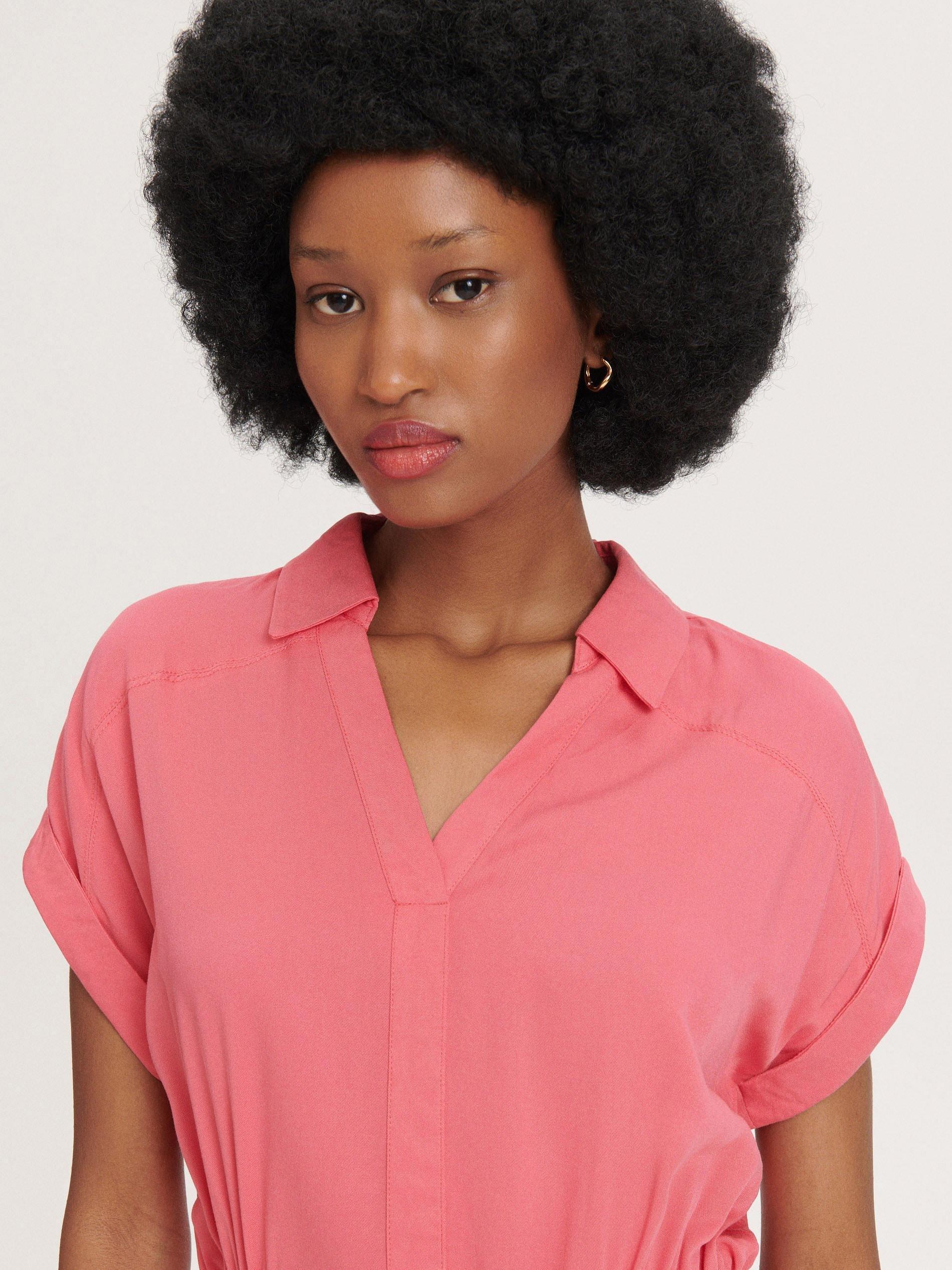 Pink Viscose Mini Dress, , large image number 1
