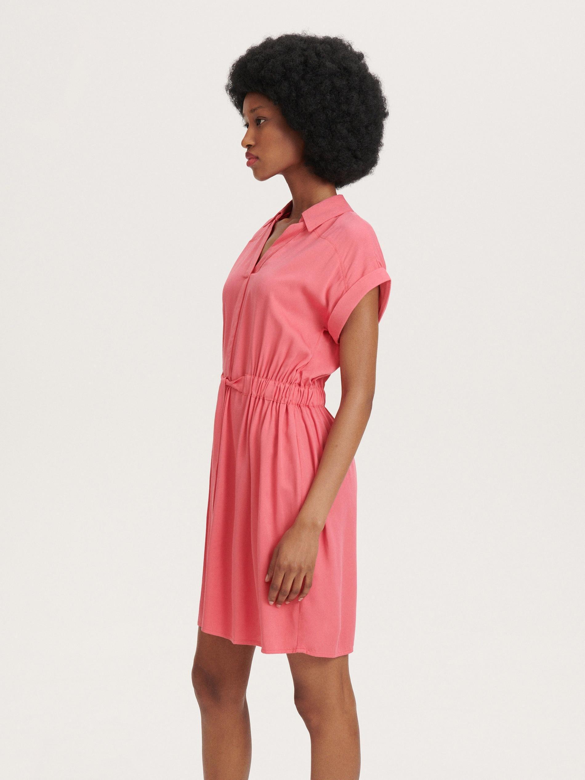Pink Viscose Mini Dress, , large image number 4