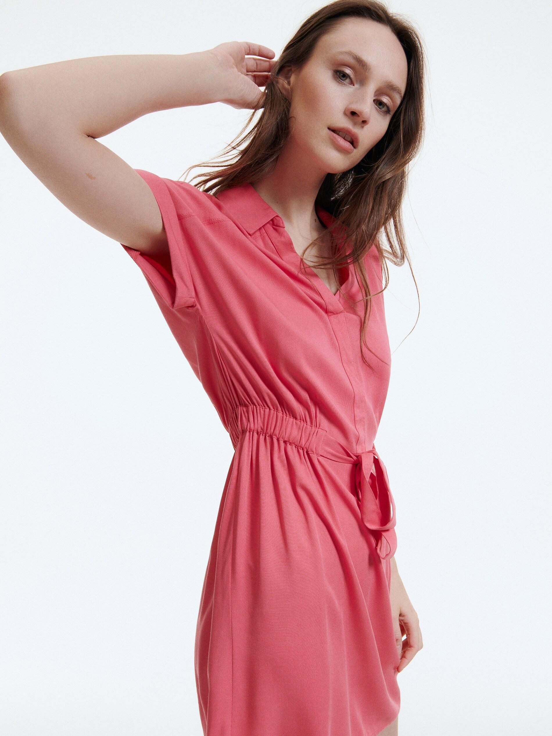 Pink Viscose Mini Dress, , large image number 7