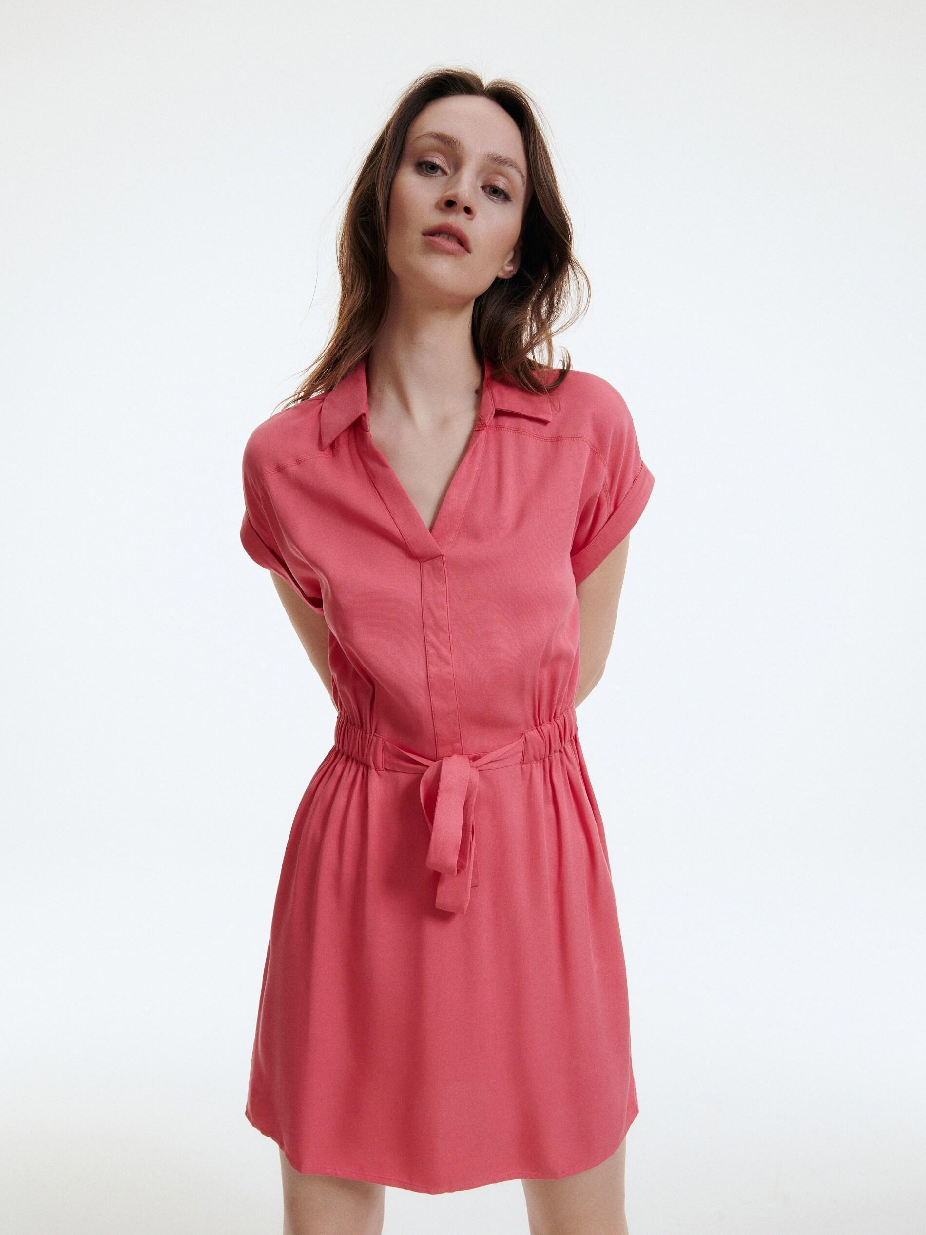 Pink Viscose Mini Dress, , large image number 9