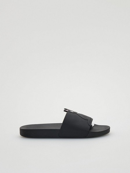 Reserved - Black Sliders with print