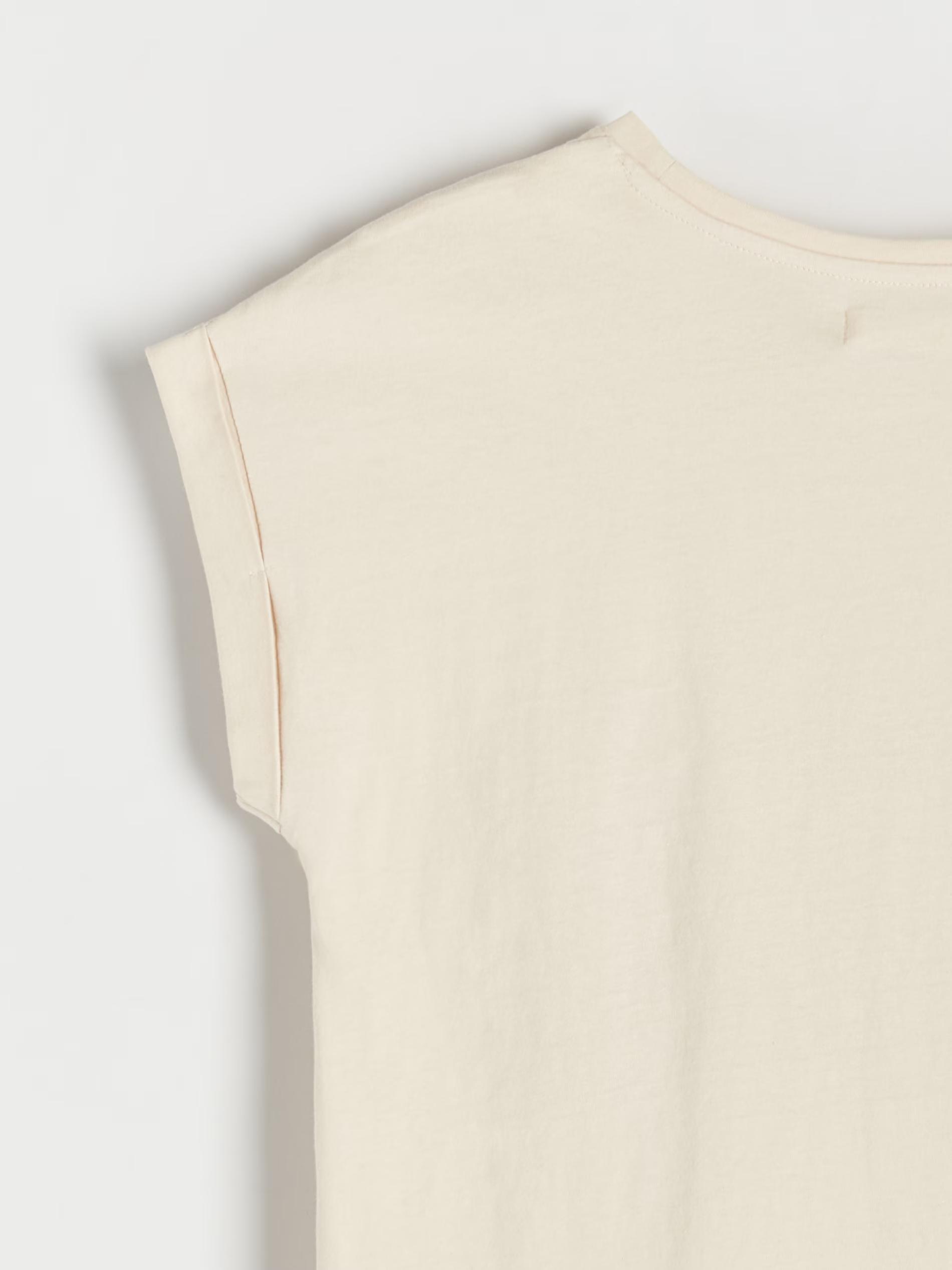 Ivory Kimono T-shirt with print, , large image number 3