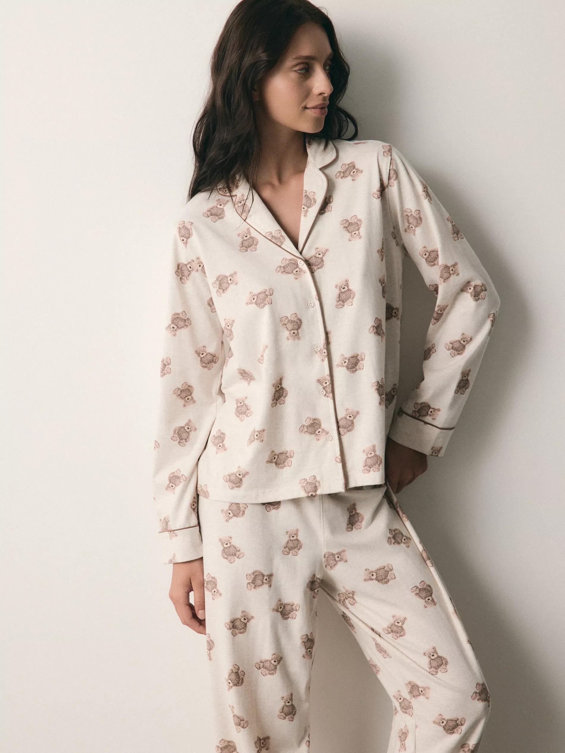 Beige Pyjama, Beige, large image number 3