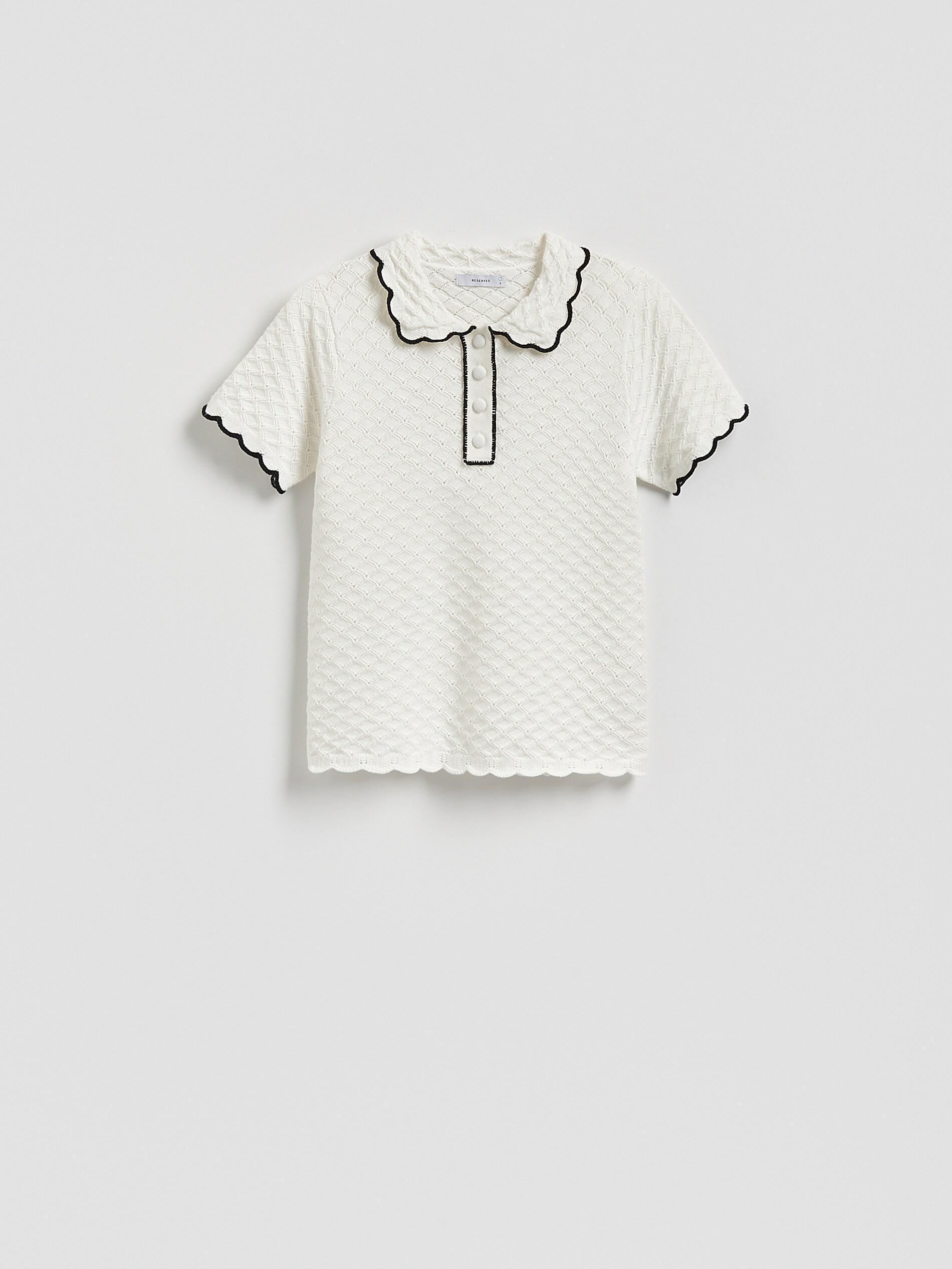 Beige Blouse, Ivory, large image number 4