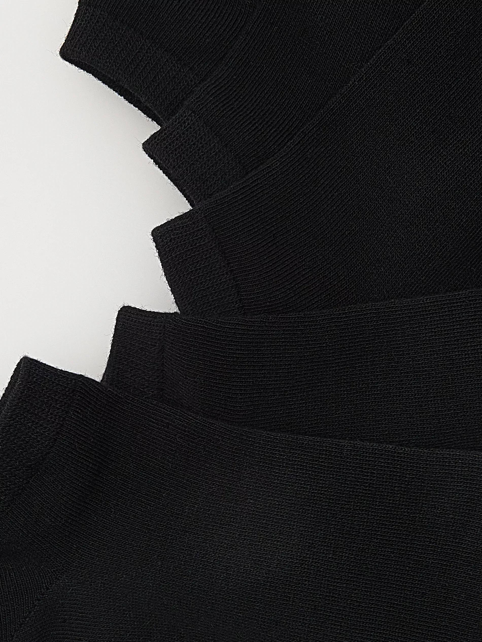 Black Set Of 5 Socks, , large image number 1